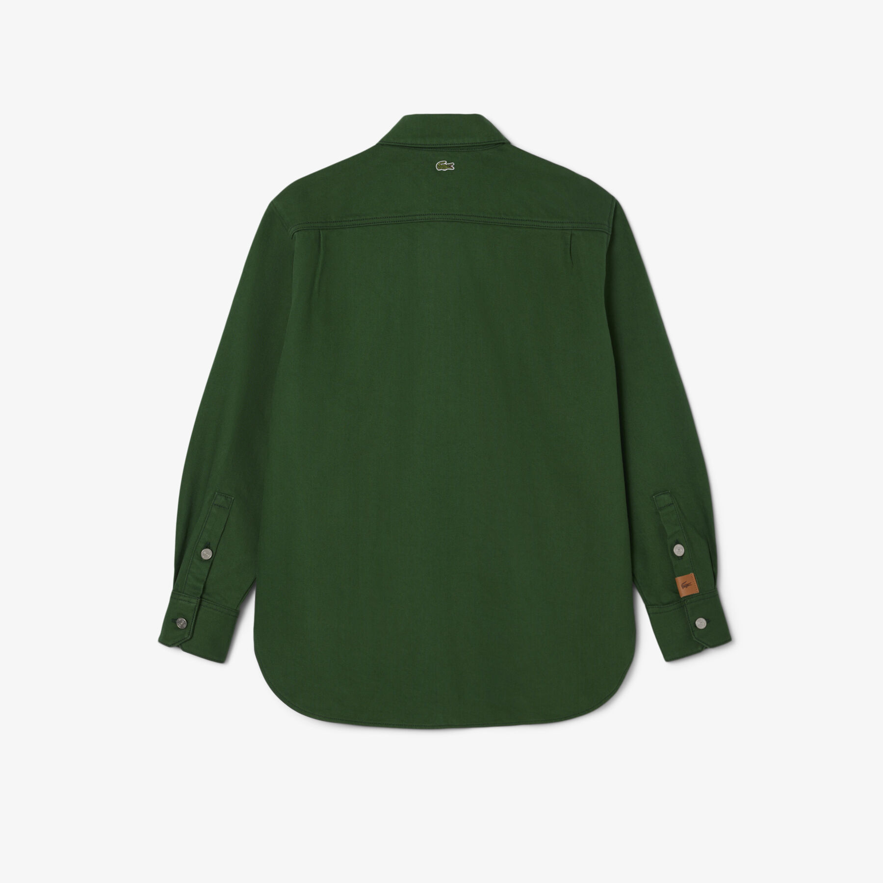 Oversized Denim Overshirt lacoste oversized denim overshirt