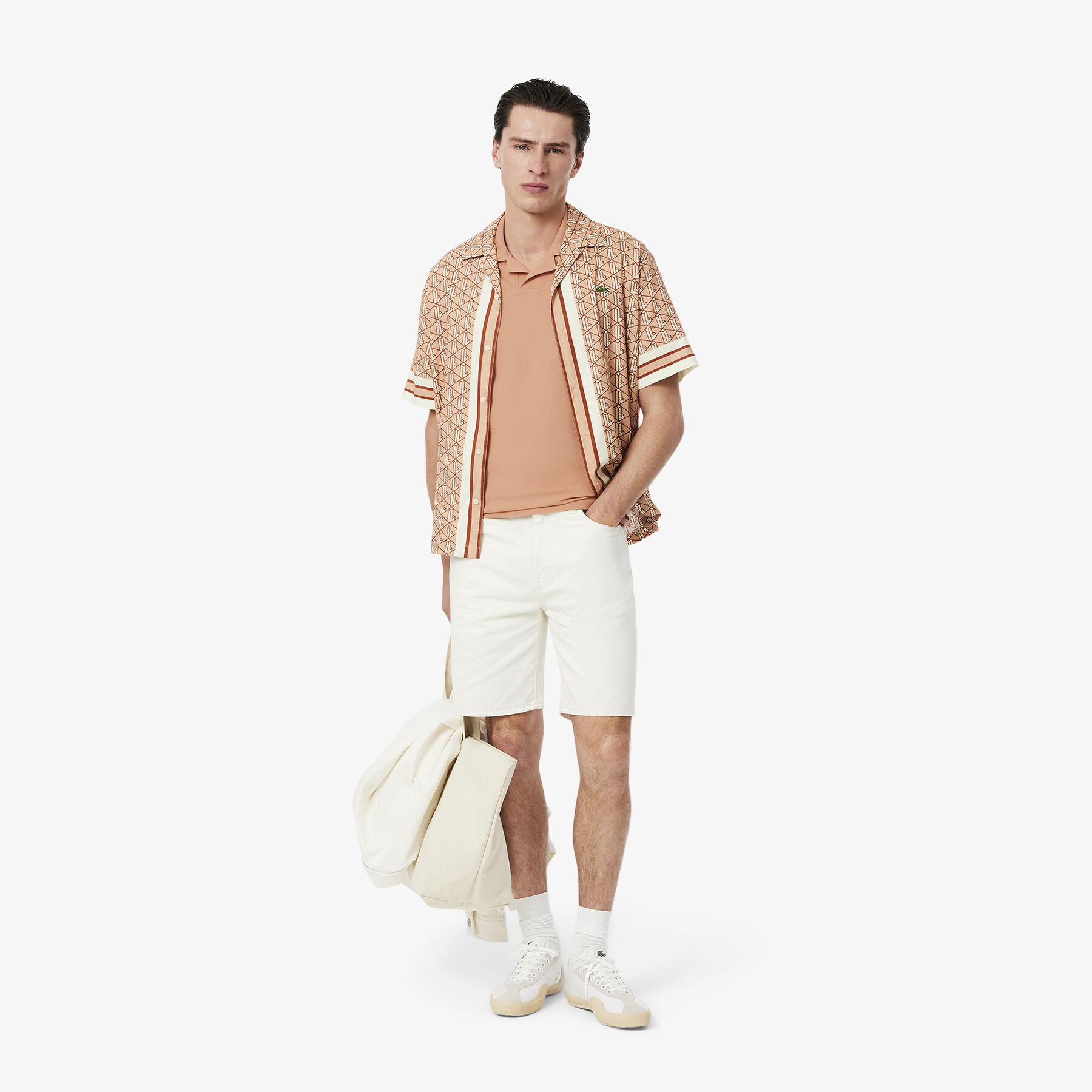 Classic Fit Open Neck Paris Polo Shirt Classic Fit Open Neck Paris Polo Shirt - PH0084-00-ZIH
