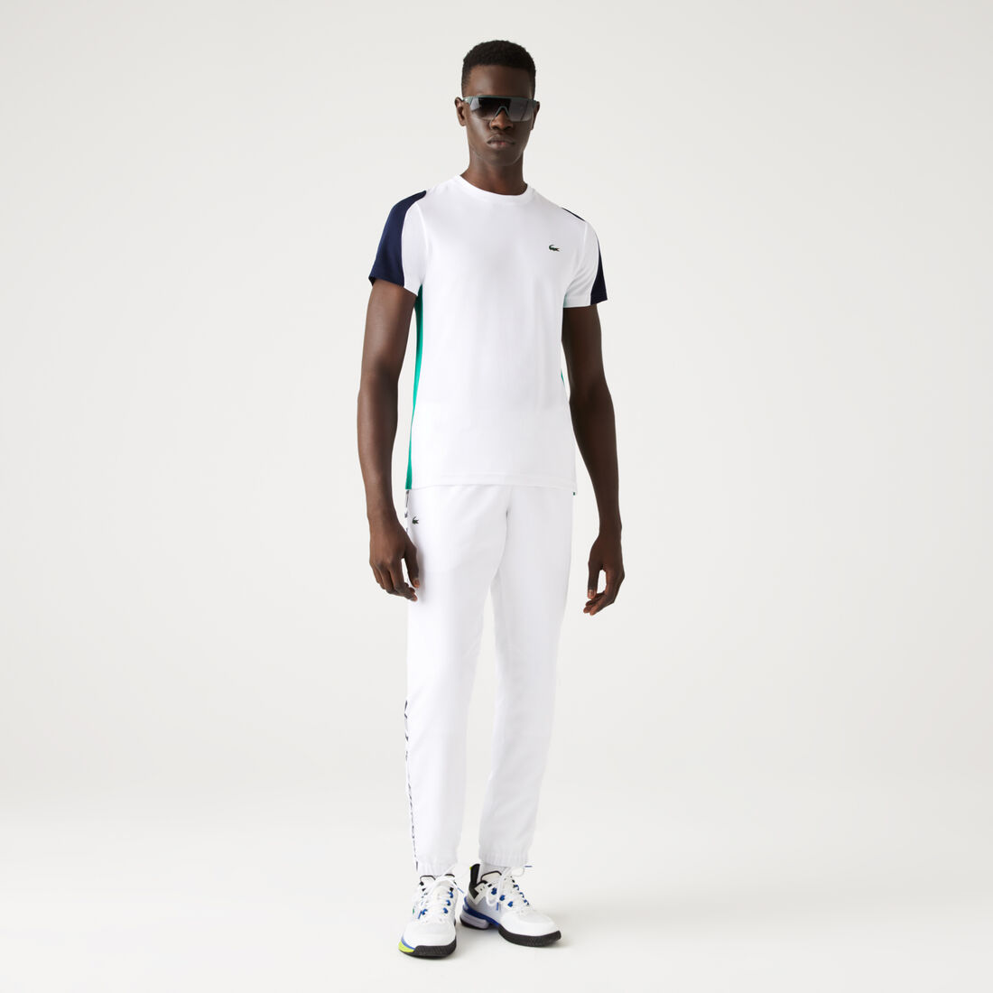 تيشيرت تنس بطبعة تمساح للرجال مجموعة Lacoste SPORT تيشيرت تنس بطبعة تمساح للرجال مجموعة Lacoste SPORT