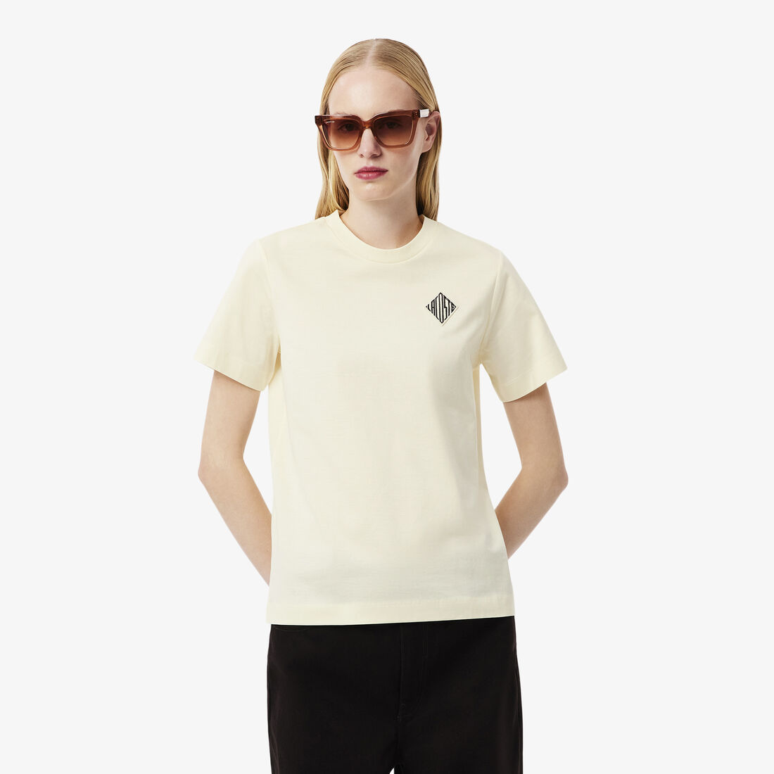 Lacoste Badge Cotton T-shirt - TF9782-00-S7G