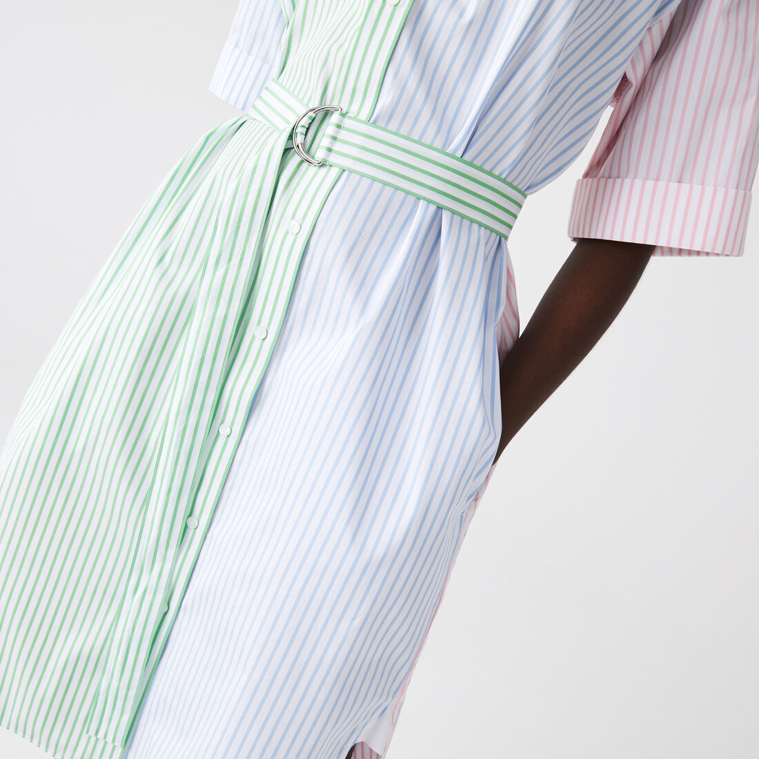 Women's Tennis Embroidery Patchwork Shirt Dress Women's Tennis Embroidery Patchwork Shirt Dress