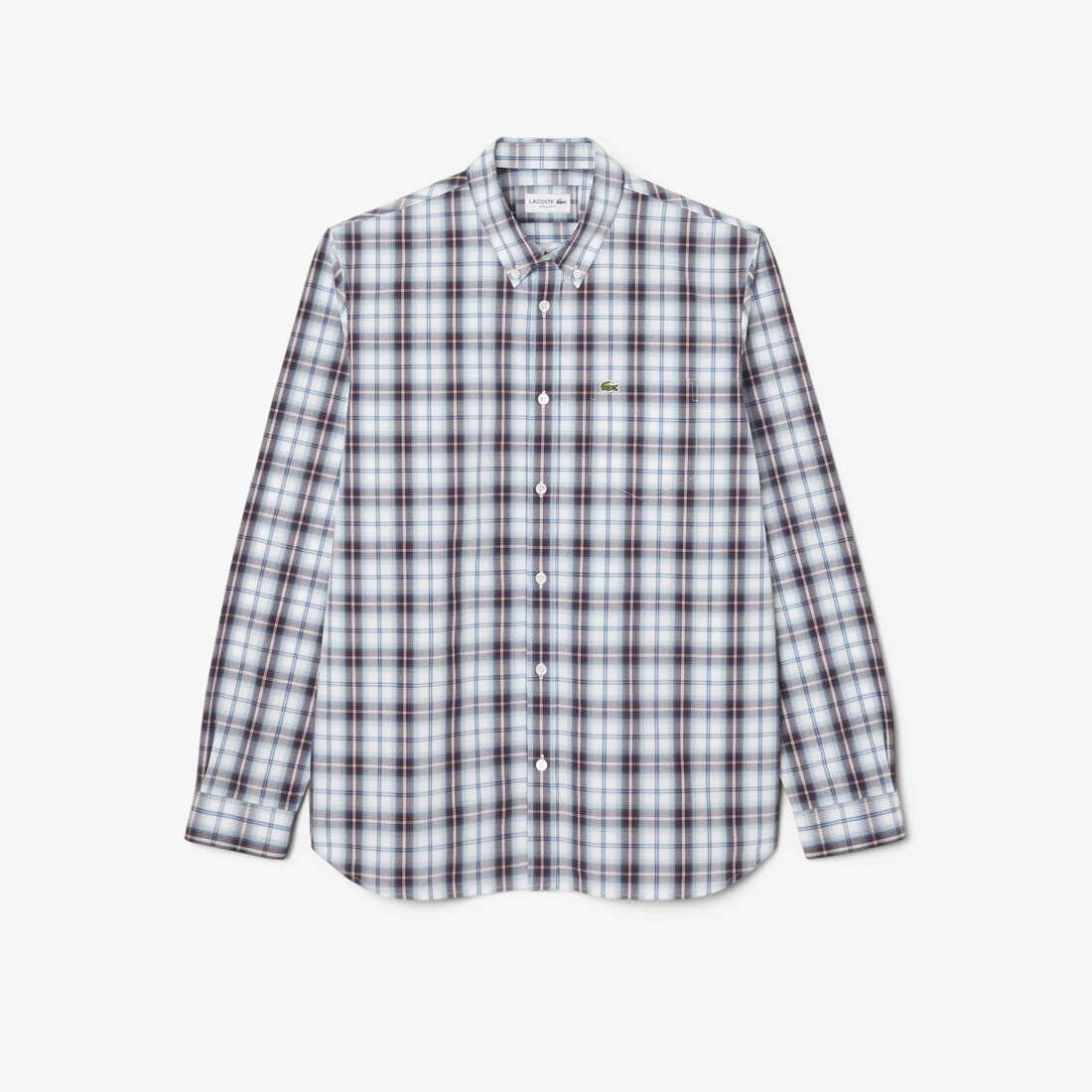 Regular Fit Poplin Plaid Shirt Regular Fit Poplin Plaid Shirt - CH5085-00-6AX