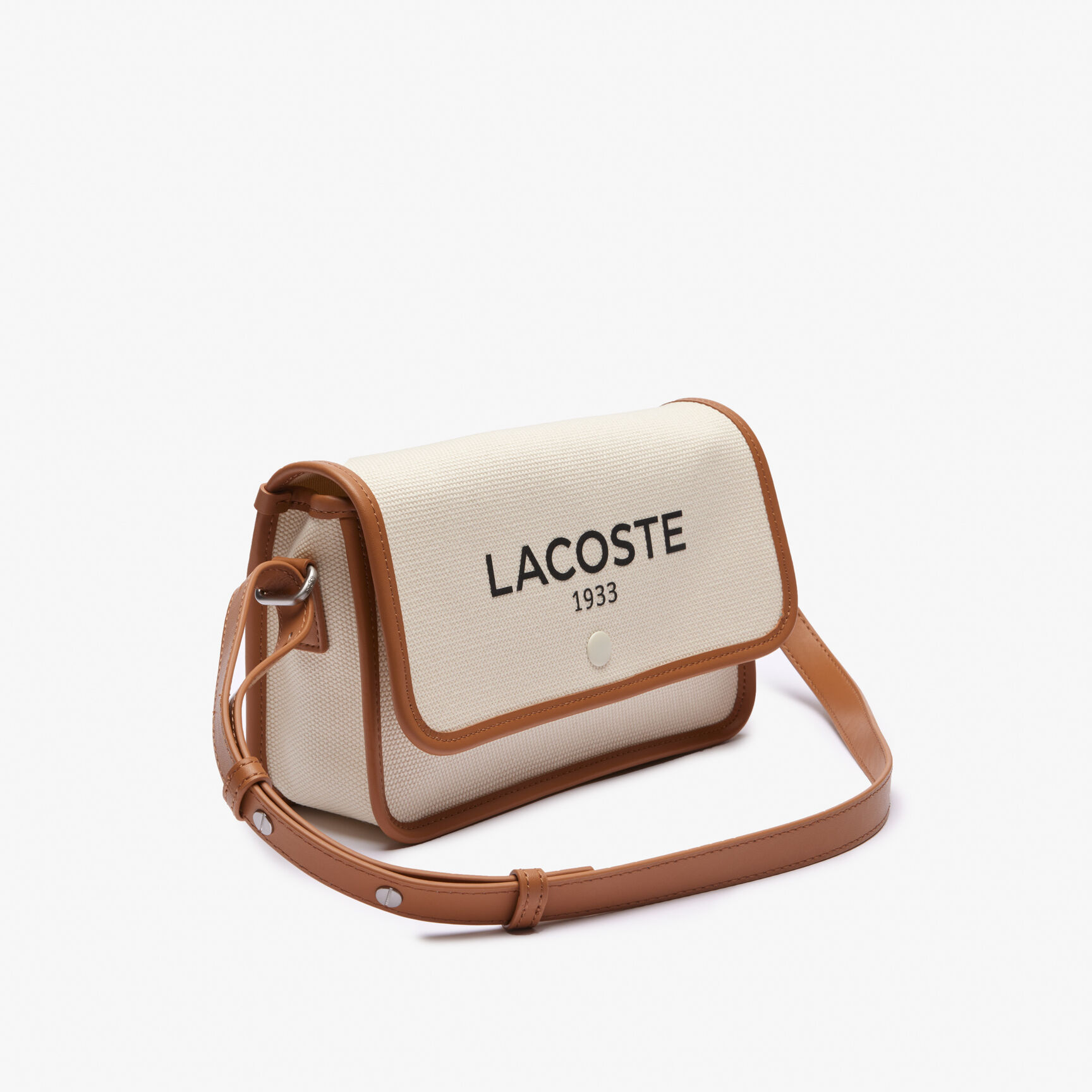 Heritage Canvas Flap Close Cotton Shoulder Bag Heritage Canvas Flap Close Cotton Shoulder Bag - NF4507TD-K02