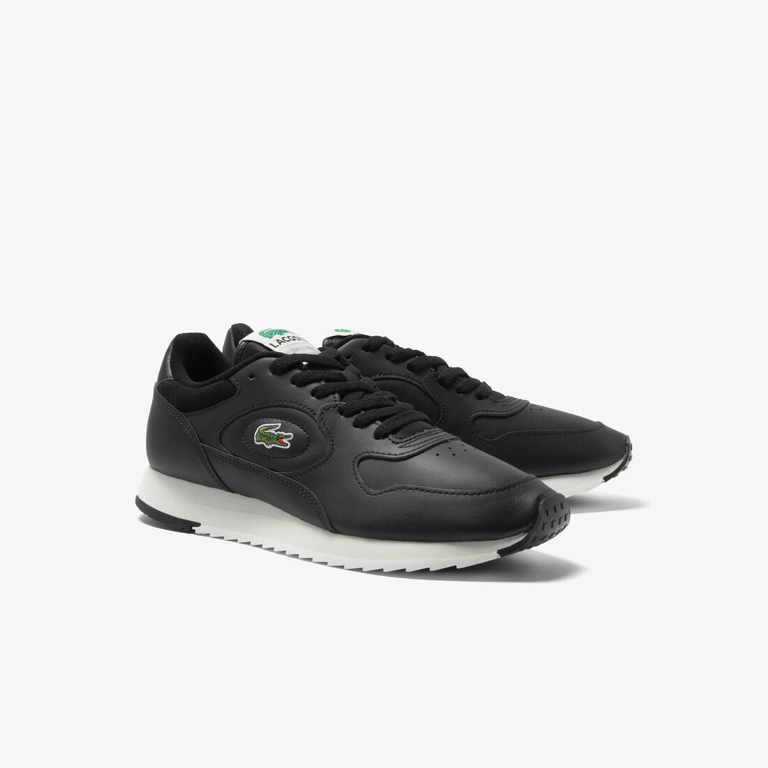سنيكرز لاين تراك جلد للرجال Men's Linetrack Leather Trainers - 46SMA0012-454