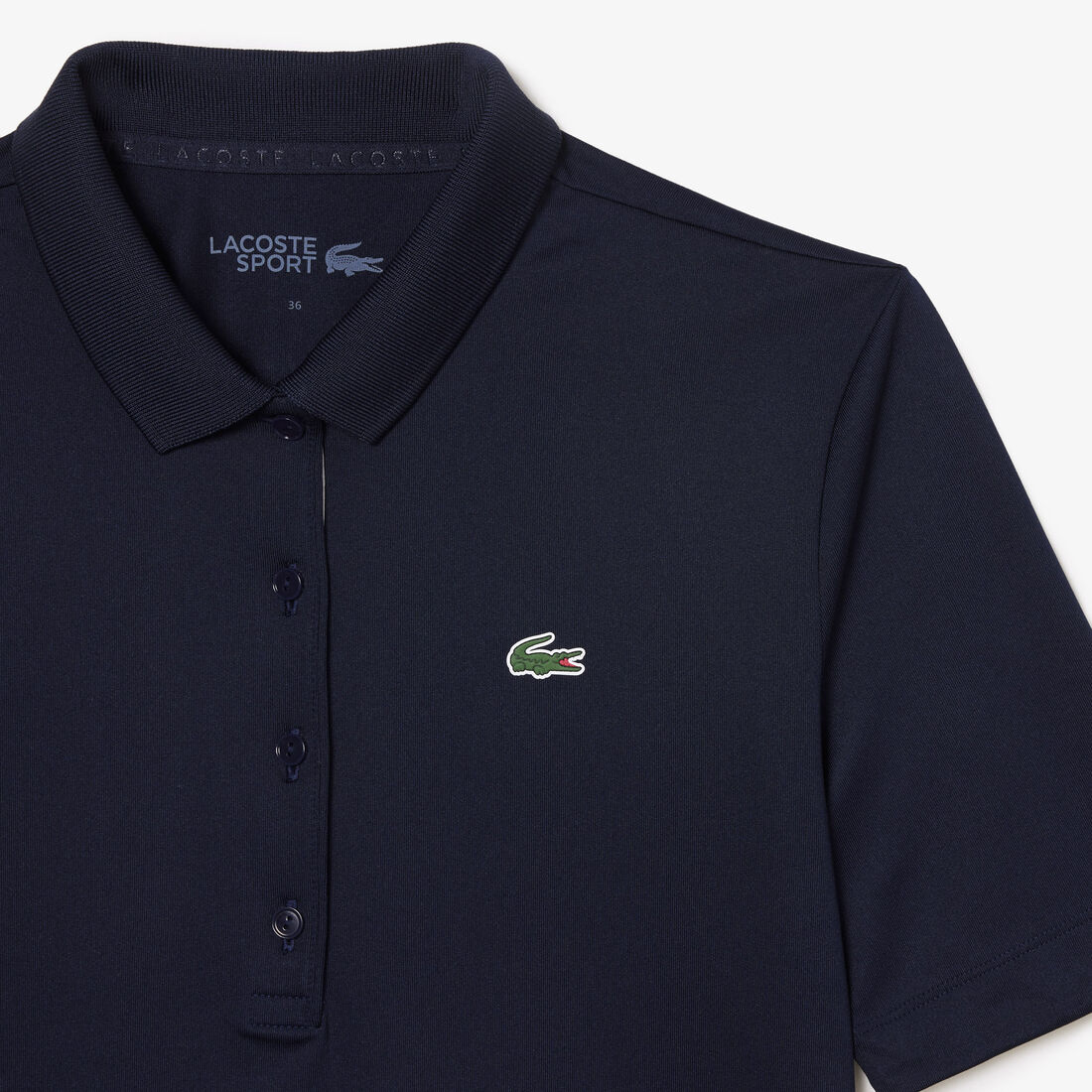 قميص بولو جولف نسائي مطاطي قابل للتنفس من لاكوست سبورت Women's Lacoste SPORT Breathable Stretch Golf Polo Shirt - PF5179-00-525