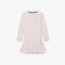 lacoste long sleeved fleece dress