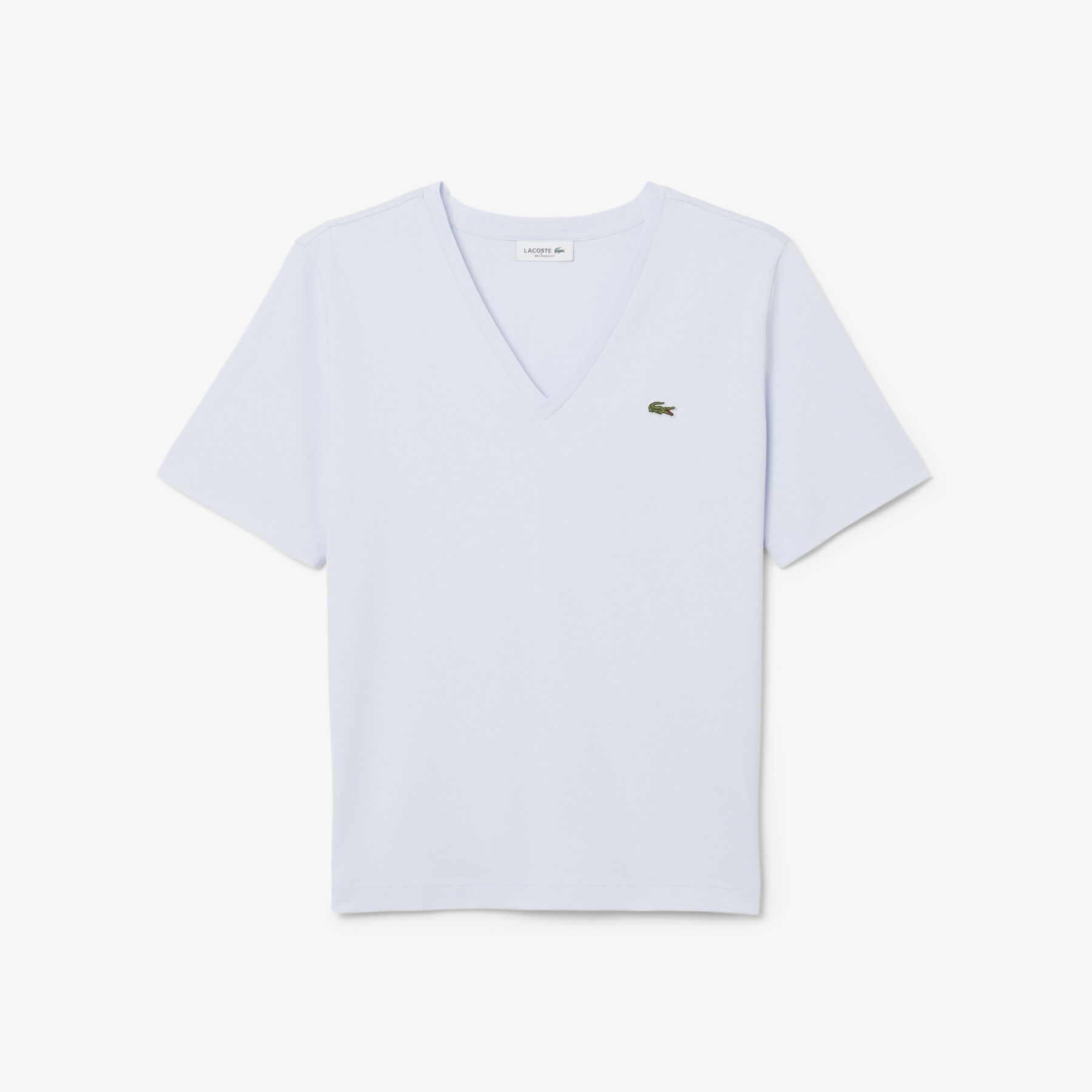 Relaxed Fit Soft Cotton V Neck T-shirt - TF7300-00-J2G