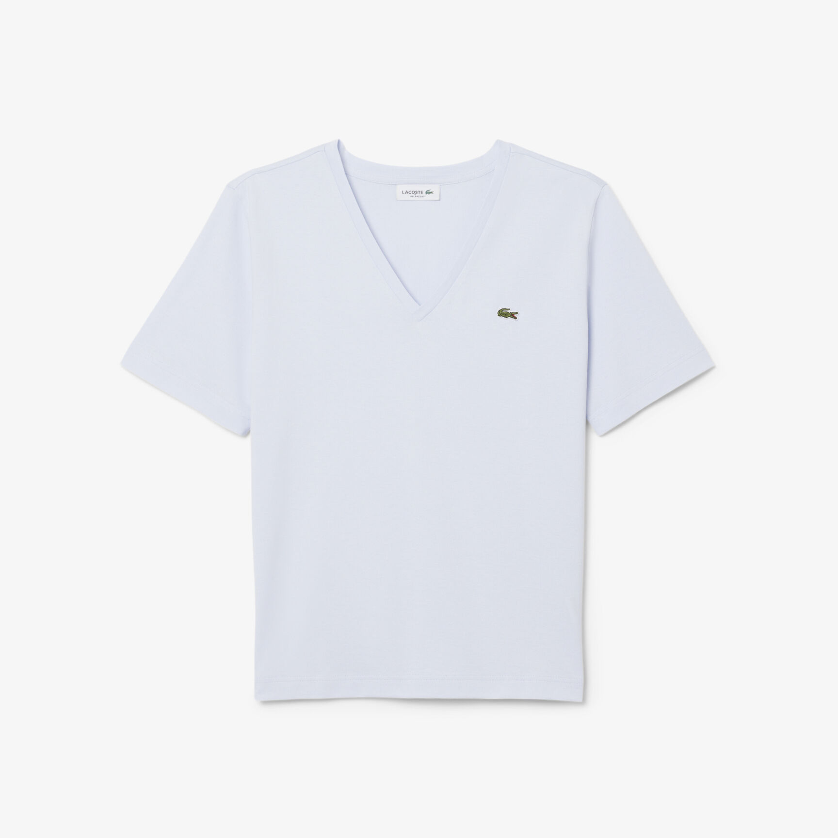 Relaxed Fit Soft Cotton V Neck T-shirt Relaxed Fit Soft Cotton V Neck T-shirt - TF7300-00-J2G