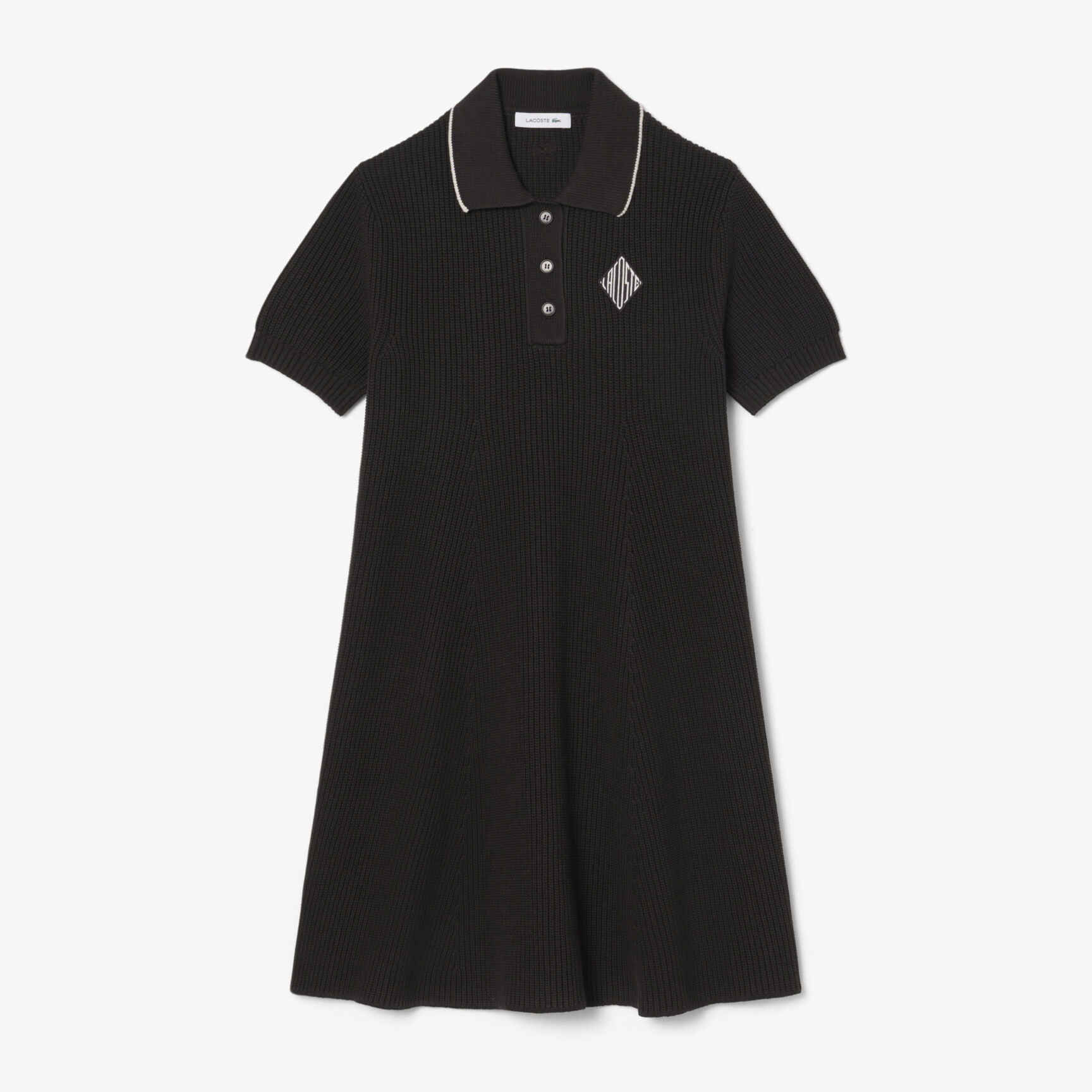 Badge Accent Cotton Polo Dress - EF9853-00-3LA