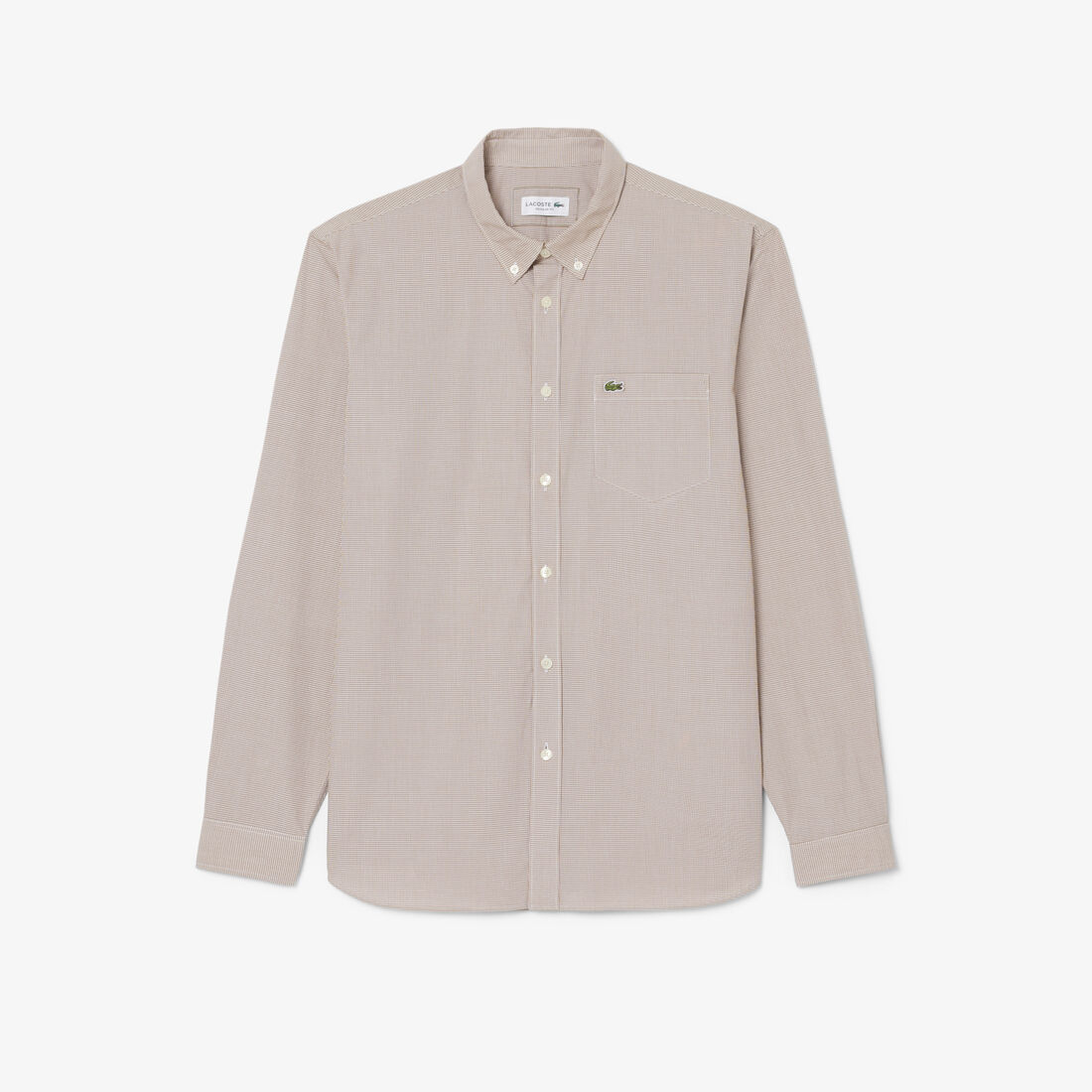 Regular Fit Gingham Poplin Shirt Regular Fit Gingham Poplin Shirt - CH5621-00-7HI