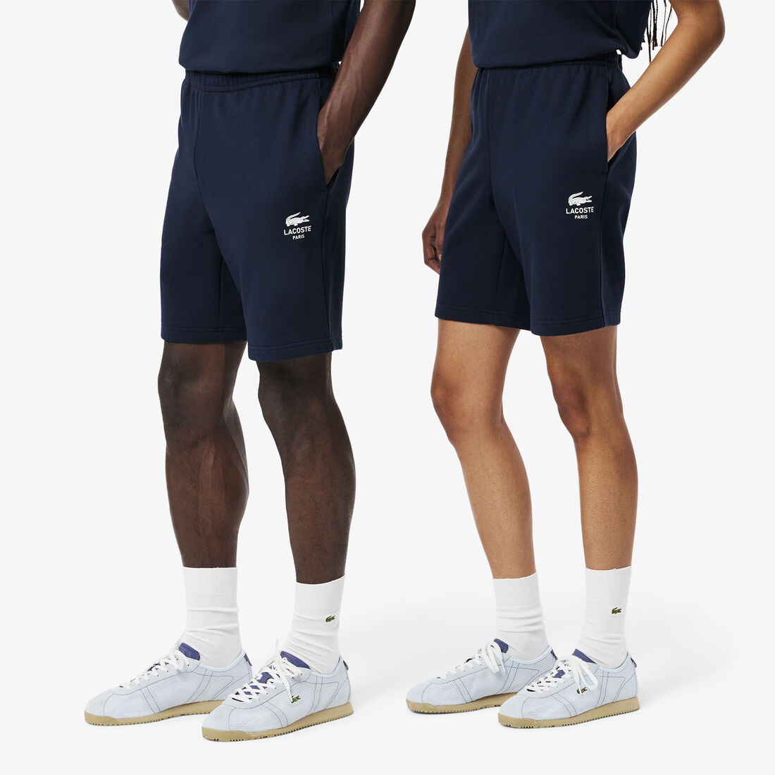 Printed cotton fleece shorts Printed cotton fleece shorts - GH0990-00-166