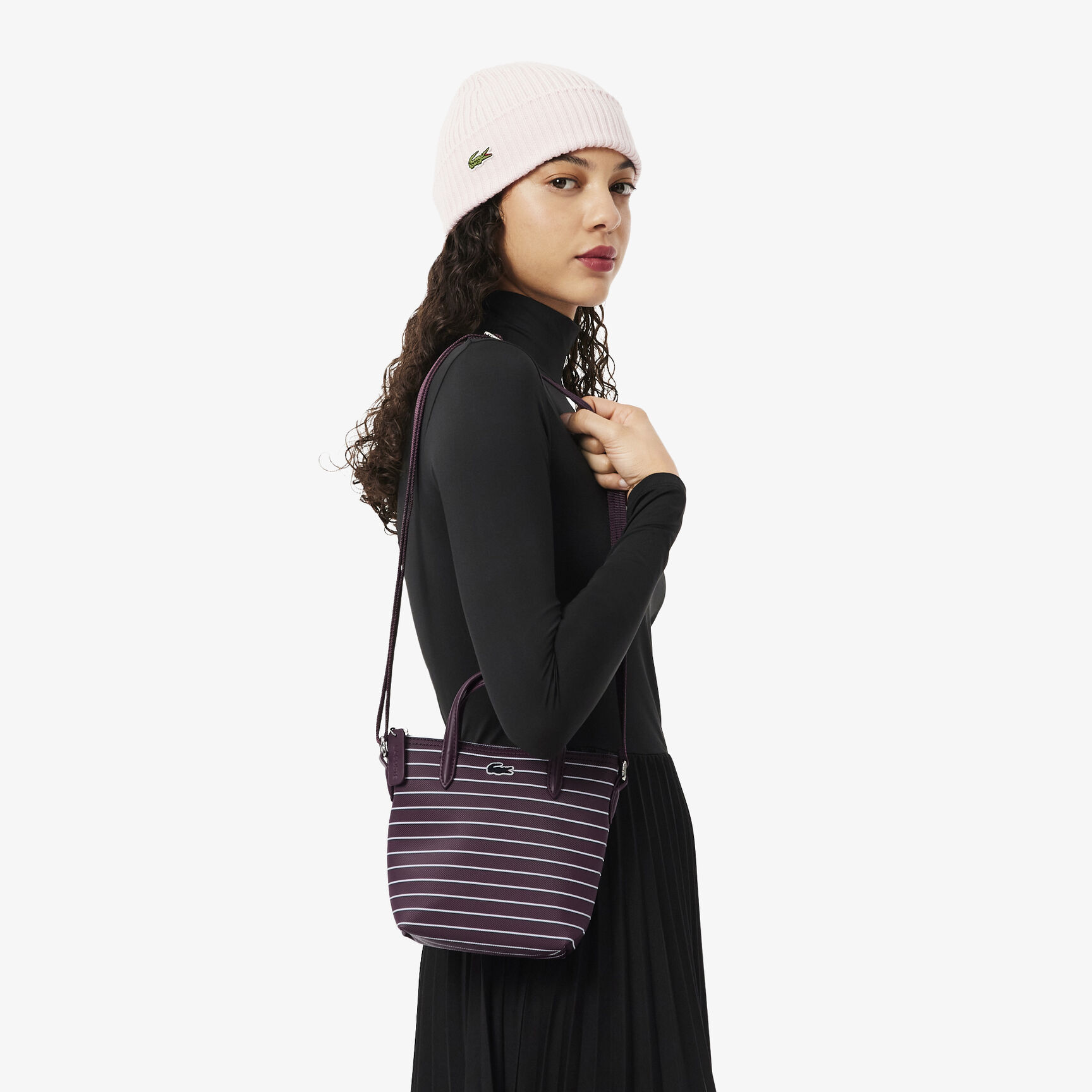 Mini Striped L.12.12 Concept Tote Mini Striped L.12.12 Concept Tote - NF5131SJ-R48