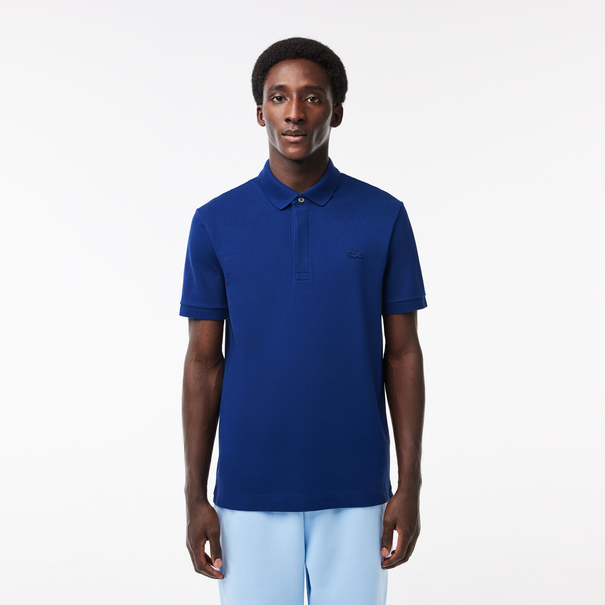 lacoste men's short sleeve paris polo shirt