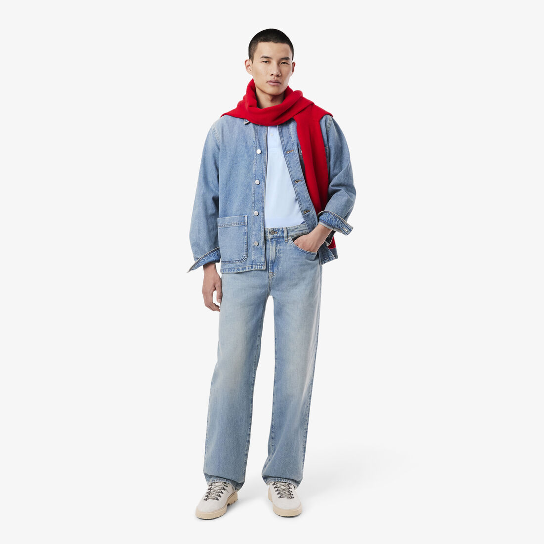 قميص بولو كلاسيكي L.12.12 أصلي Original L.12.12 petit pique cotton Polo Shirt - L1212-00-T01