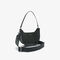 Small Chantaco Embossed Leather Half Moon Bag lacoste small chantaco embossed leather half moon bag