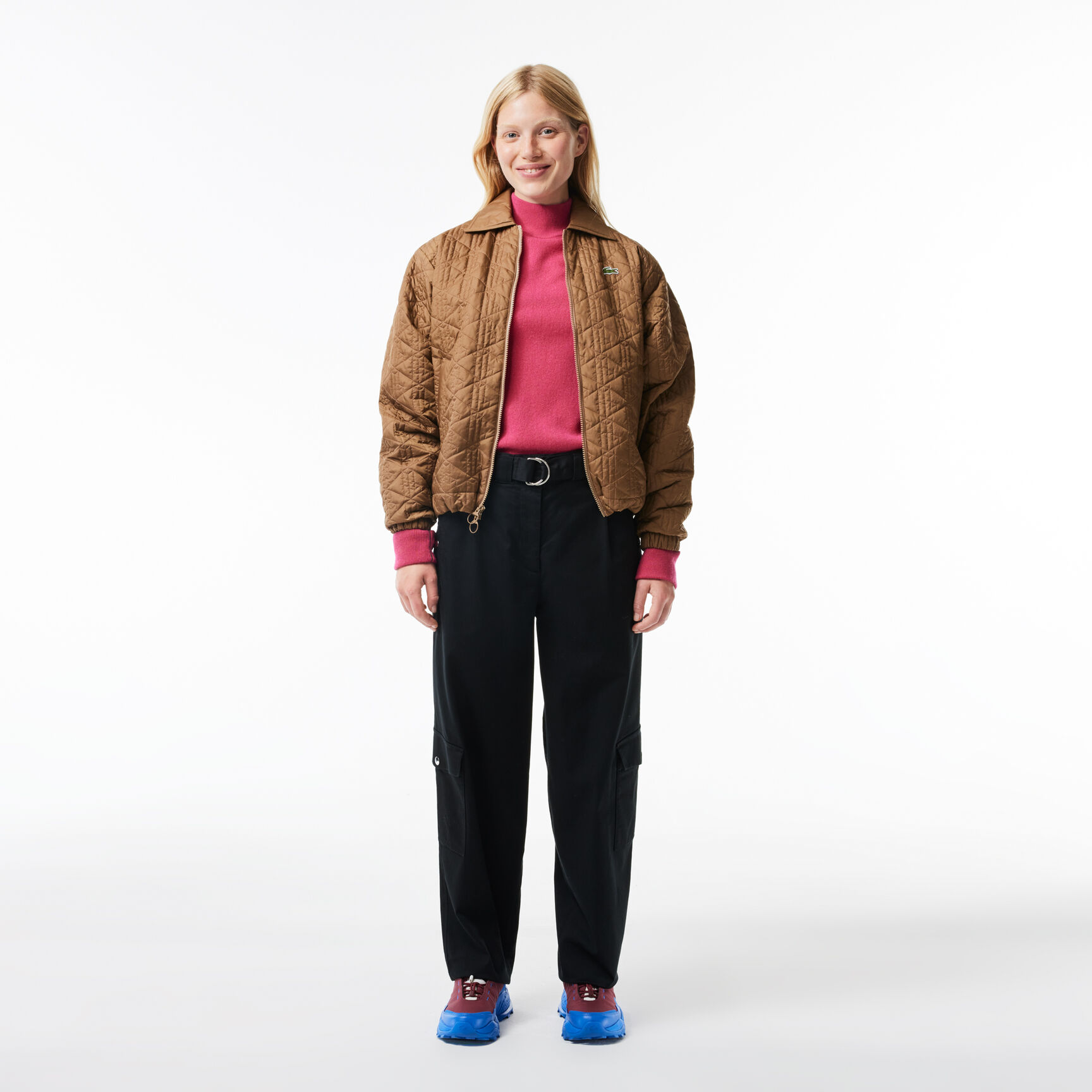 Stretch Cotton Gabardine Cargo Pants - HF0787-00-031