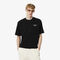lacoste loose fit heavy jersey printed t shirt