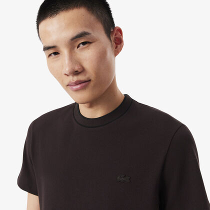 Stretch Pique Stripe Collar T-shirt Stretch Pique Stripe Collar T-shirt