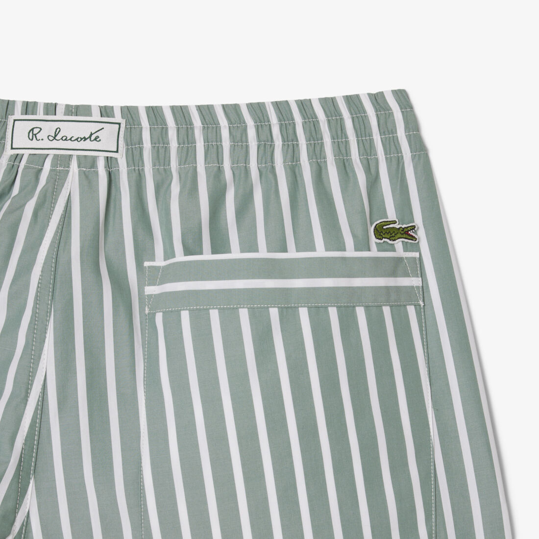 شورت مخطط بقصة مريحة Relaxed Fit Striped Shorts - GH9111-00-BLI