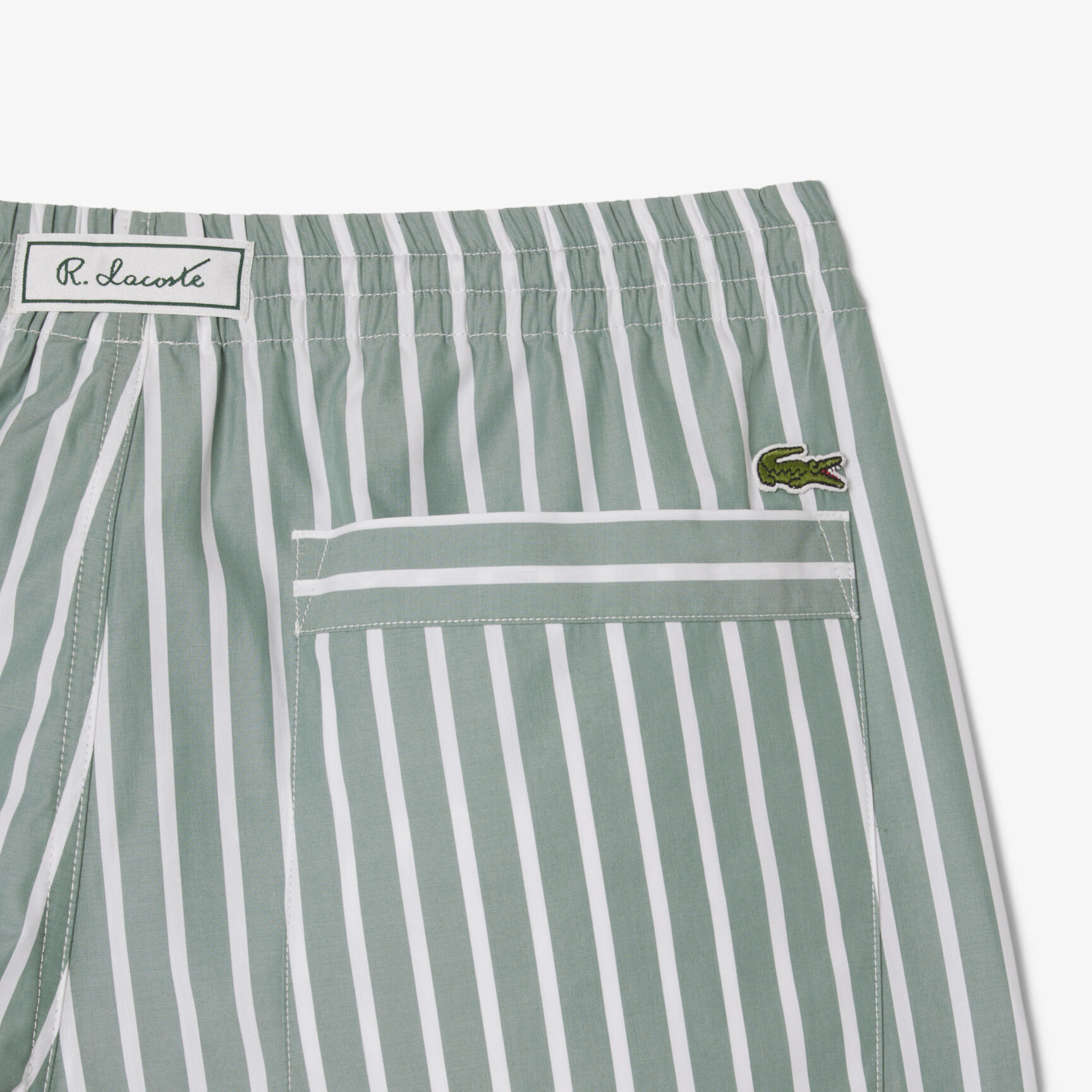 شورت مخطط بقصة مريحة Relaxed Fit Striped Shorts - GH9111-00-BLI