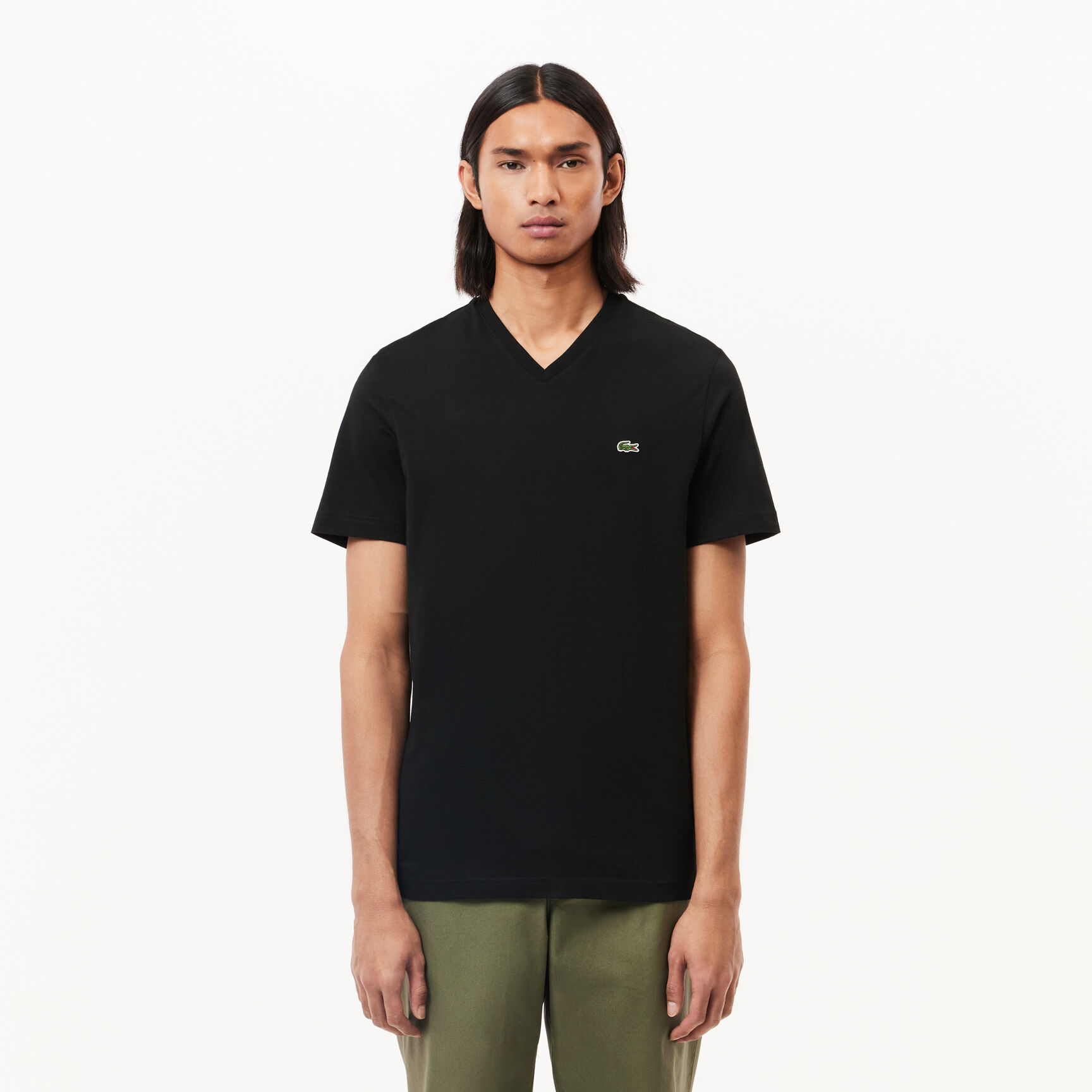 Men's V-neck Cotton T-shirt Men's V-neck Cotton T-shirt - TH2036-00-031