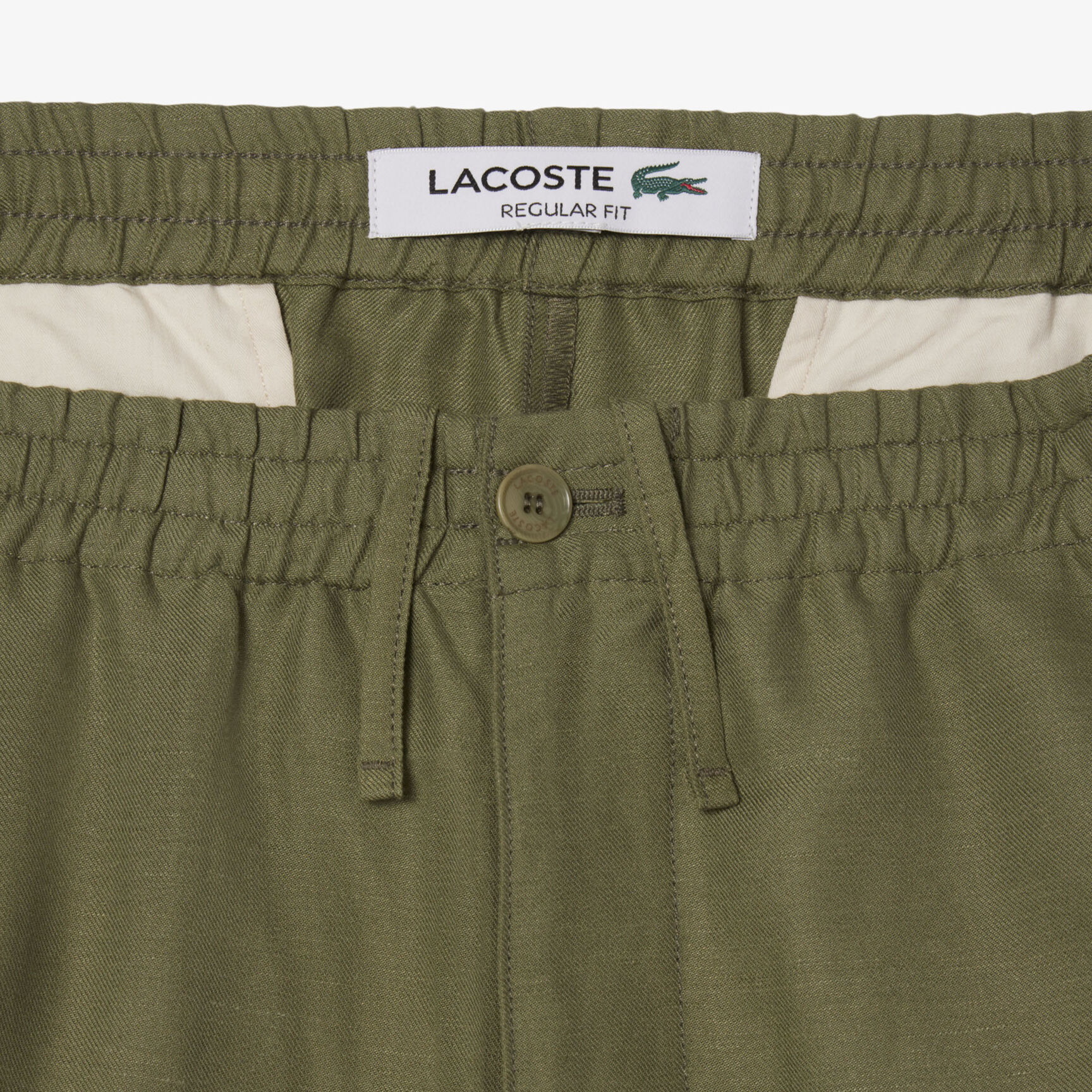 Regular Fit Linen Twill Pants - XH9104-00-BMY