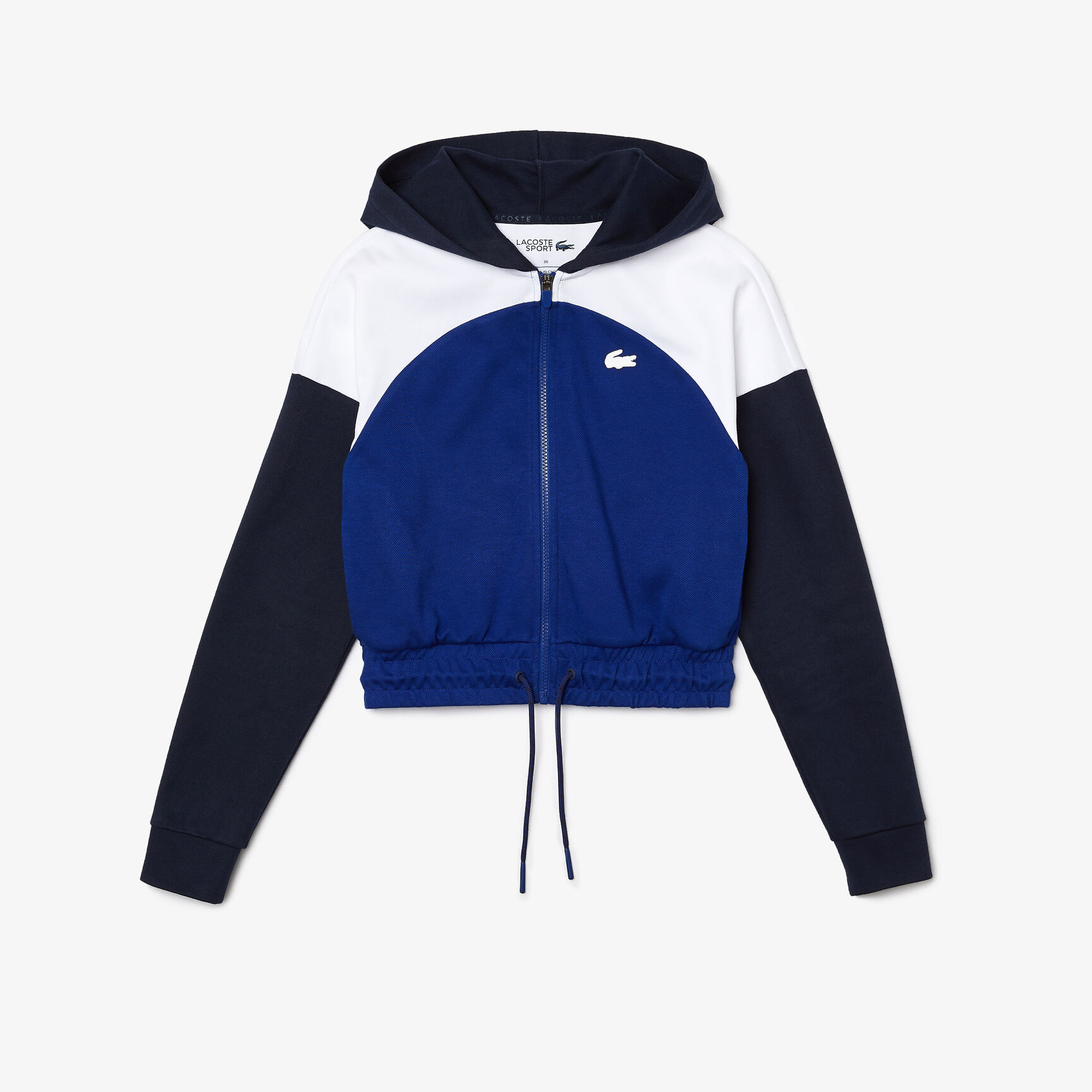 Women’s Lacoste SPORT Hooded Organic Cotton Zip Sweatshirt Women’s Lacoste SPORT Hooded Organic Cotton Zip Sweatshirt