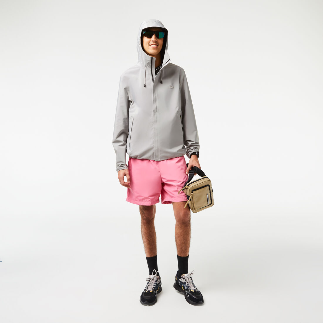 جاكيت لاكوست تويل خفيف مقاوم للماء للرجال جاكيت لاكوست تويل خفيف مقاوم للماء للرجال