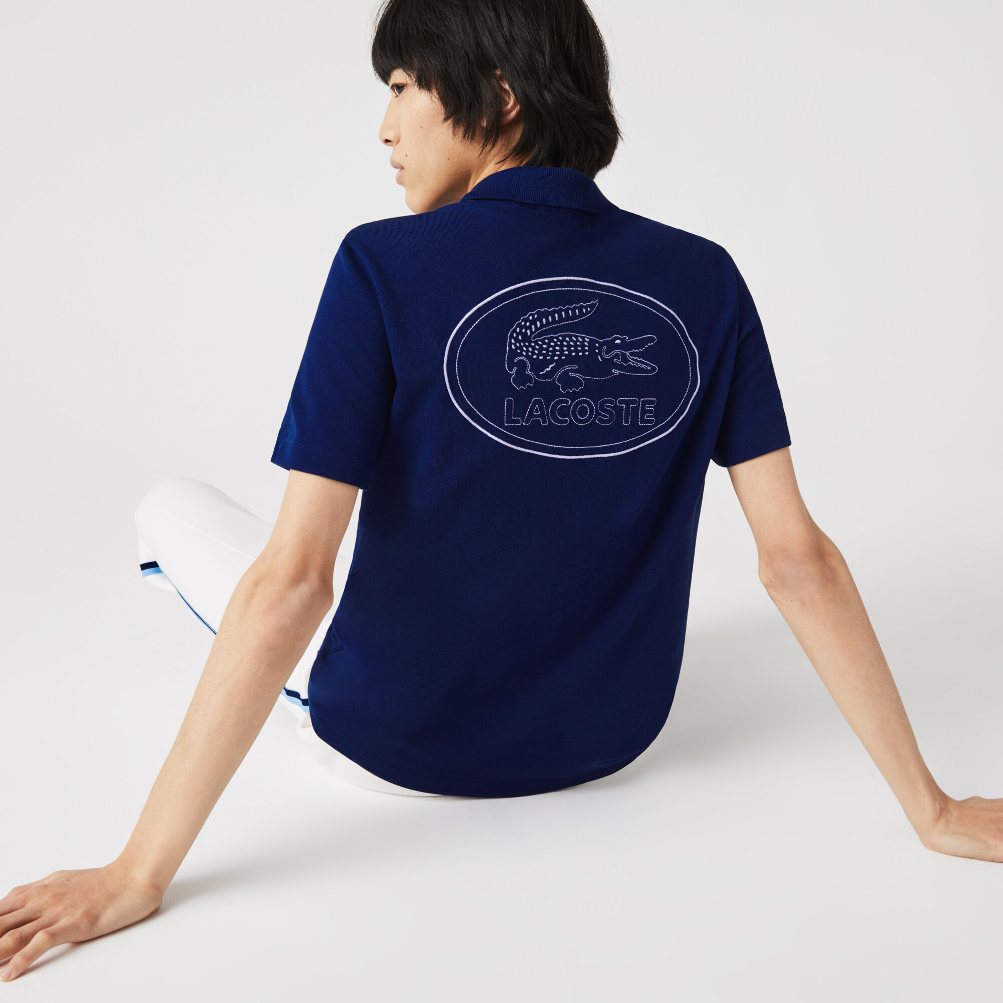 Men’s Lacoste Regular Fit Embroidered Logo Cotton Piqué Polo