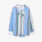 women s lacoste live classic fit scarf neck striped cotton shirt