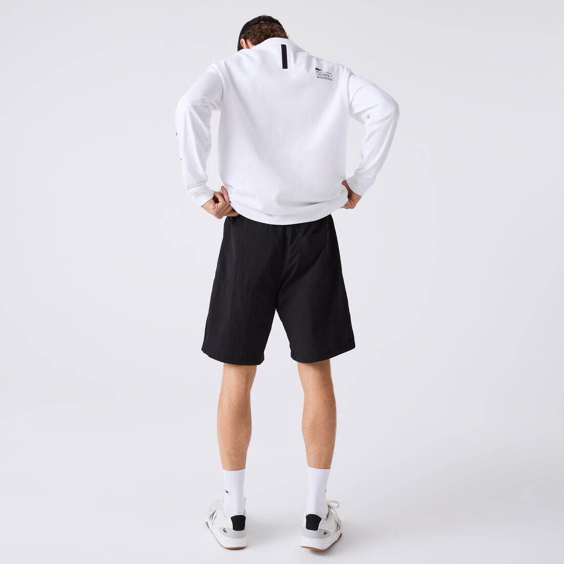 Men's Lacoste Color-block Patchwork Effect Shorts Men's Lacoste Color-block Patchwork Effect Shorts