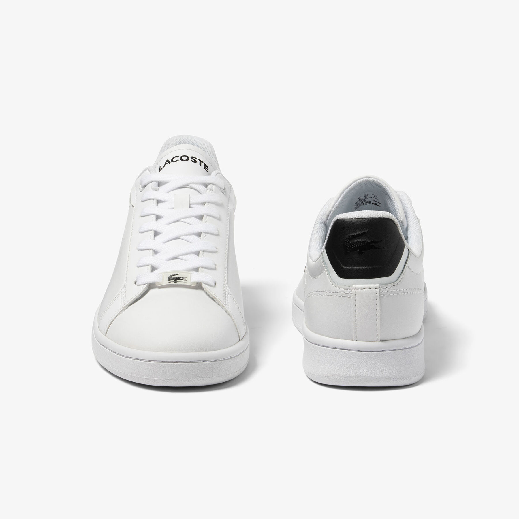 men s lacoste carnaby pro leather heel pop trainers
