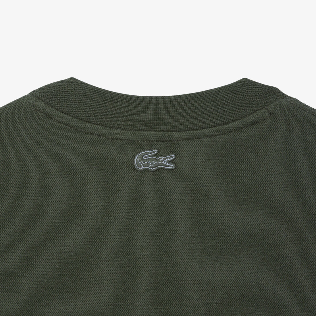 سويت شيرت بيكيه منقوش عليه شعار Embossed Logo Pique Sweatshirt - SH9959-00-HCF