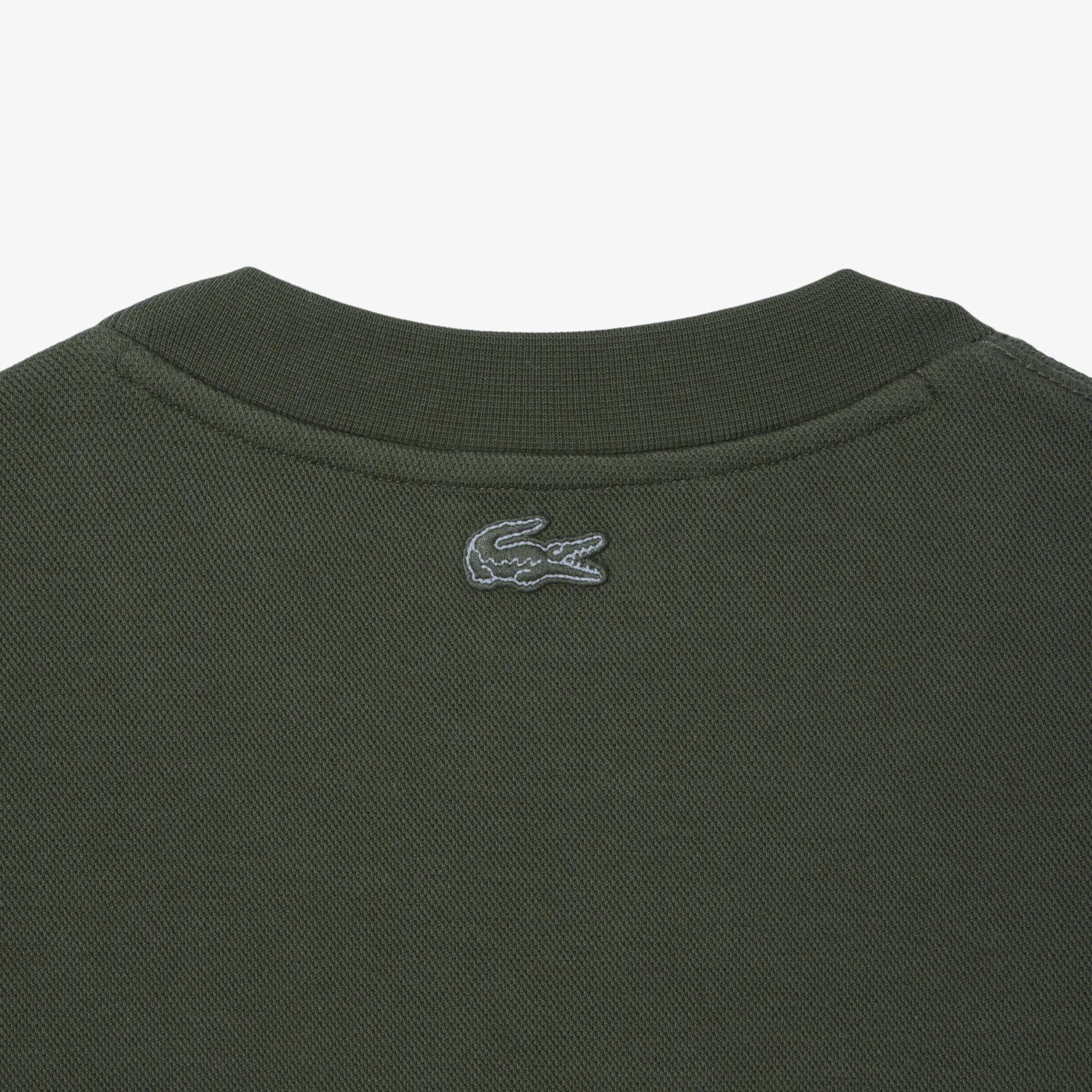 سويت شيرت بيكيه منقوش عليه شعار Embossed Logo Pique Sweatshirt - SH9959-00-HCF