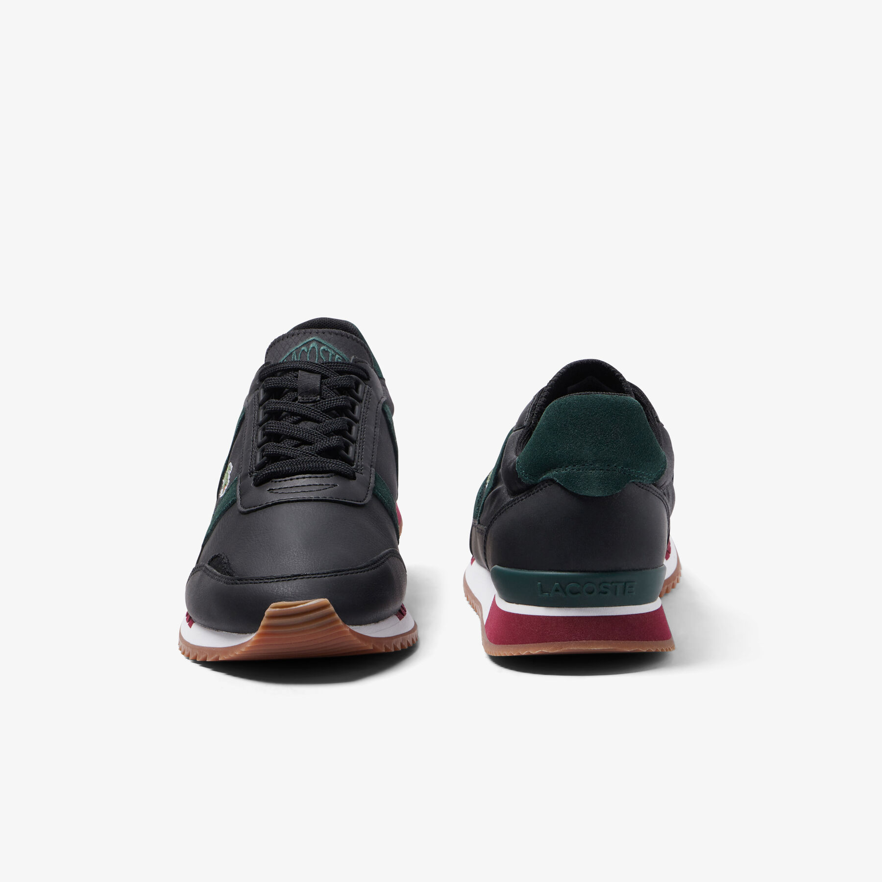 Men's Lacoste Partner Retro Leather and Textile Sneakers men s lacoste partner retro leather and textile sneakers