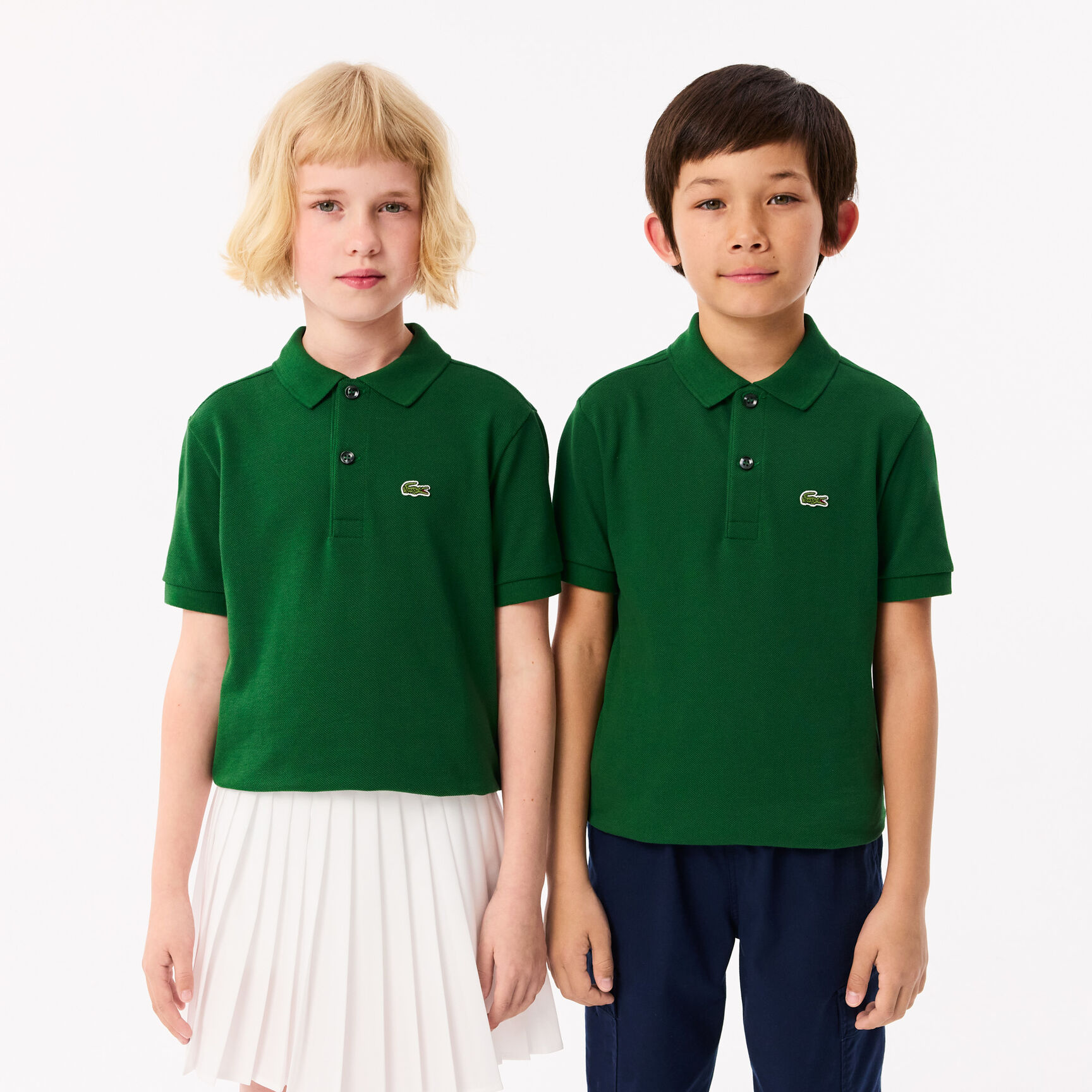 Kids' Monochrome Pique Polo Shirt - PJ2909-00-132