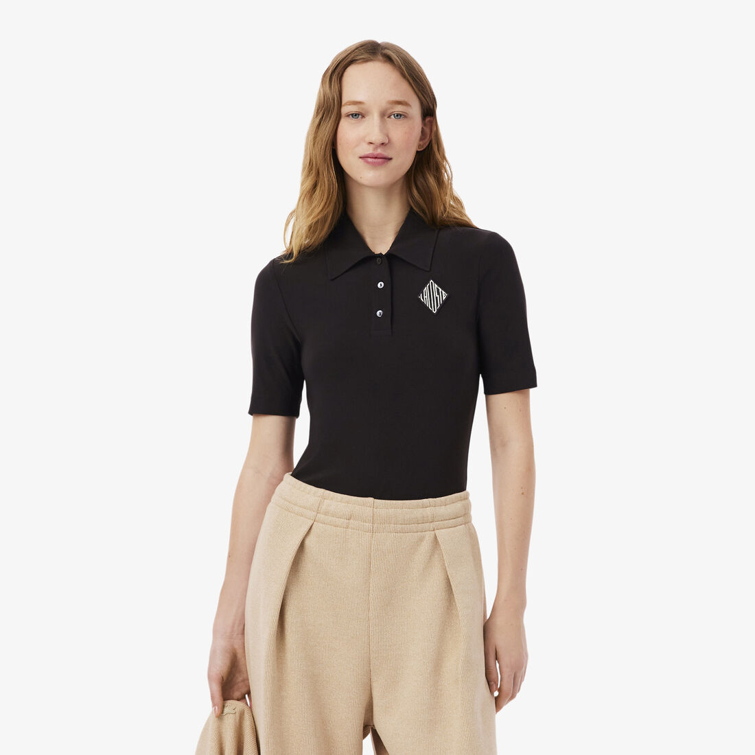 Slim Fit Embroidered Polo Shirt - DF9783-00-3LA