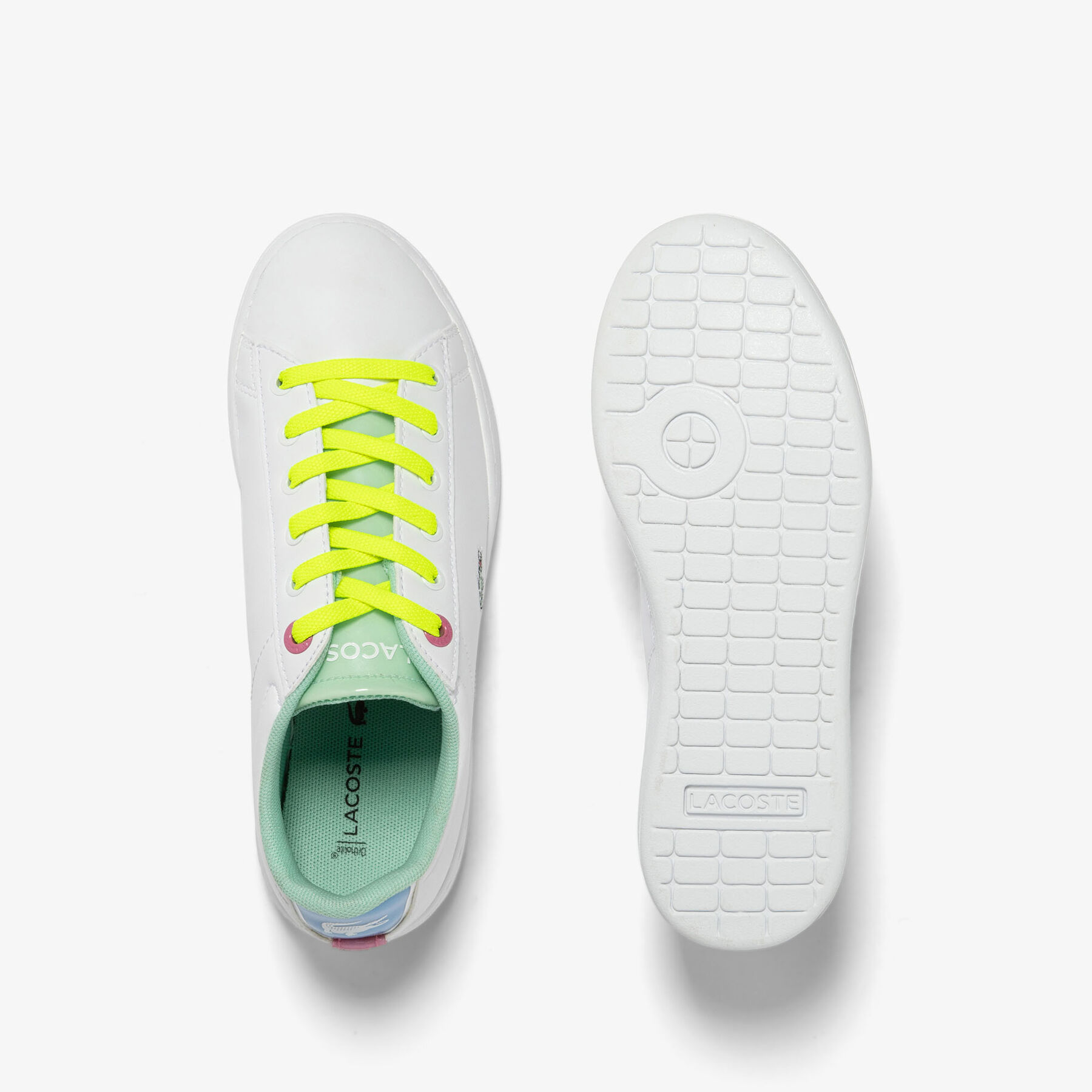 children s lacoste carnaby pro bl synthetic tonal trainers