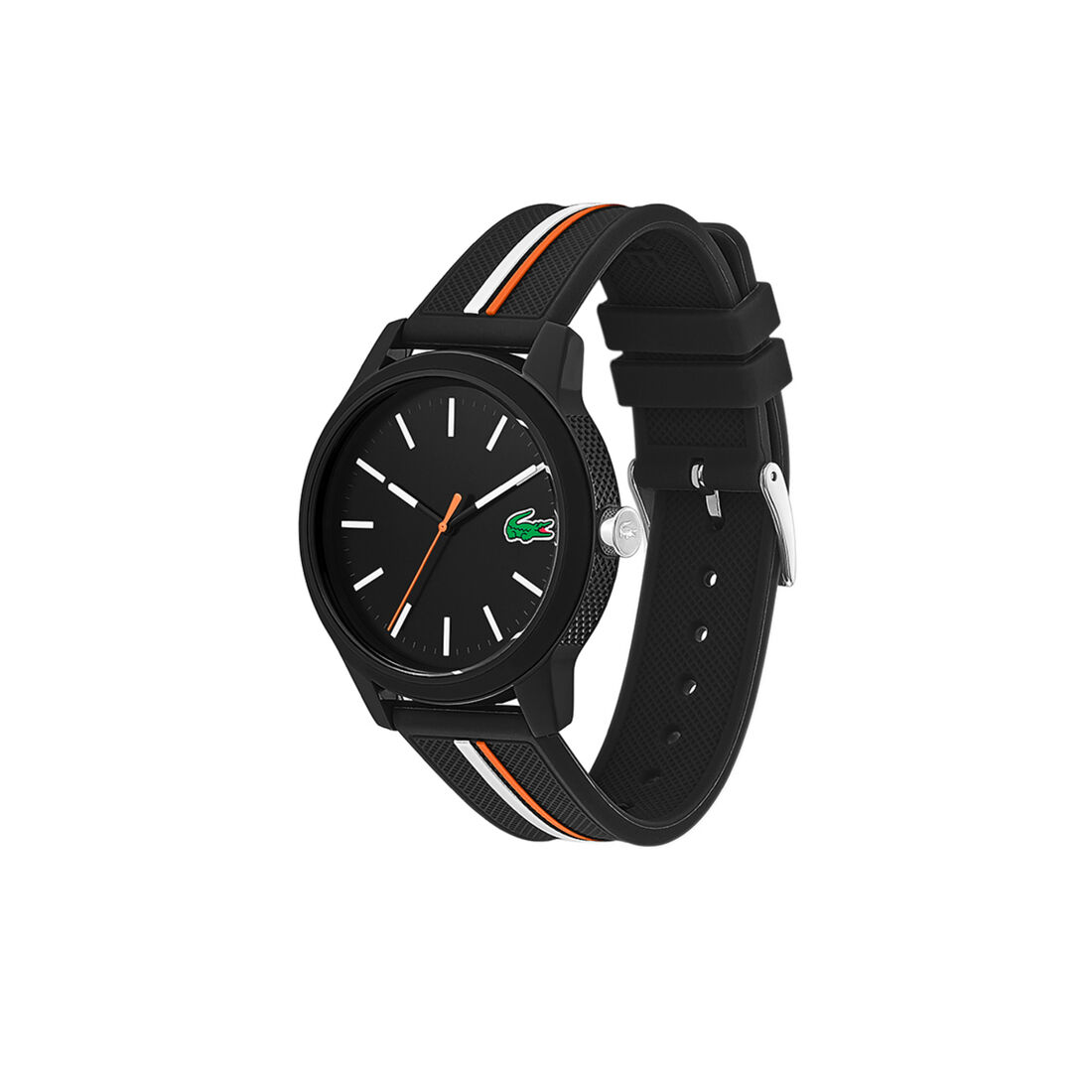 Lacoste Lacoste.12.12 Mens Black Dial Watch Lacoste Lacoste.12.12 Mens Black Dial Watch
