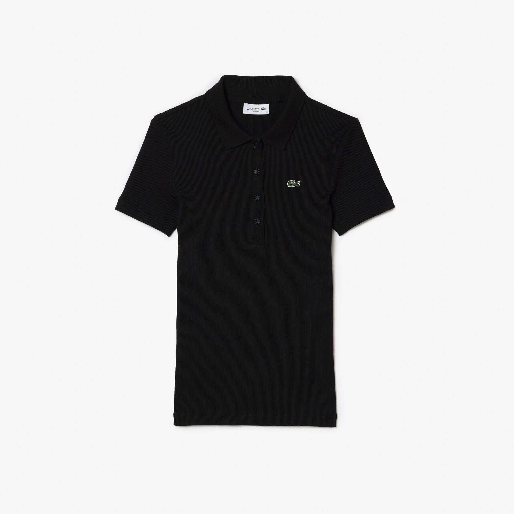 Slim Fit L.12.D Ribbed Cotton Polo Shirt - DF5377-00-031
