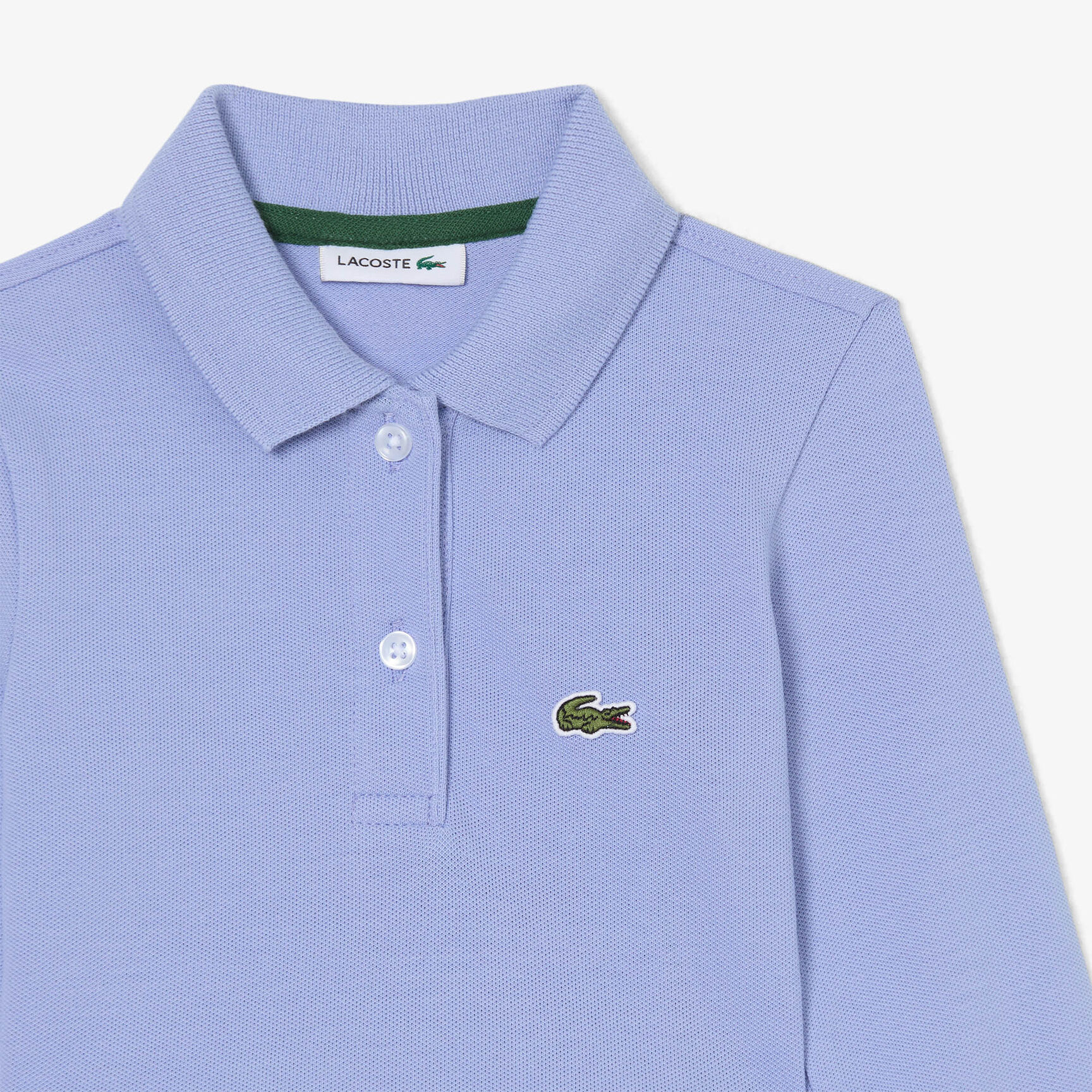 Long Sleeved Stretch Pique Polo Dress - EJ0904-00-5QD