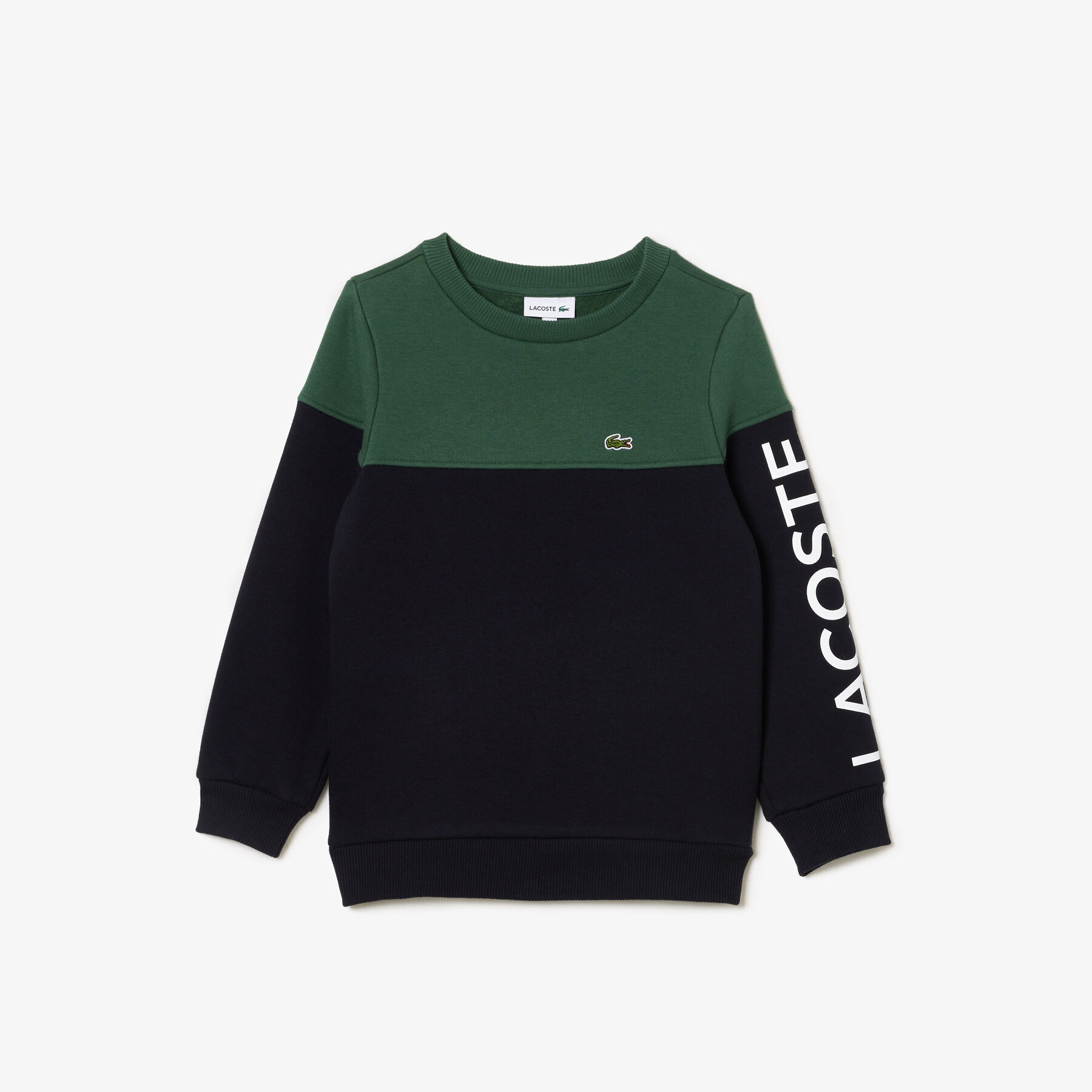 Kids' Colourblock Sweatshirt in Organic Cotton Fleece - SJ5288-00-KZI