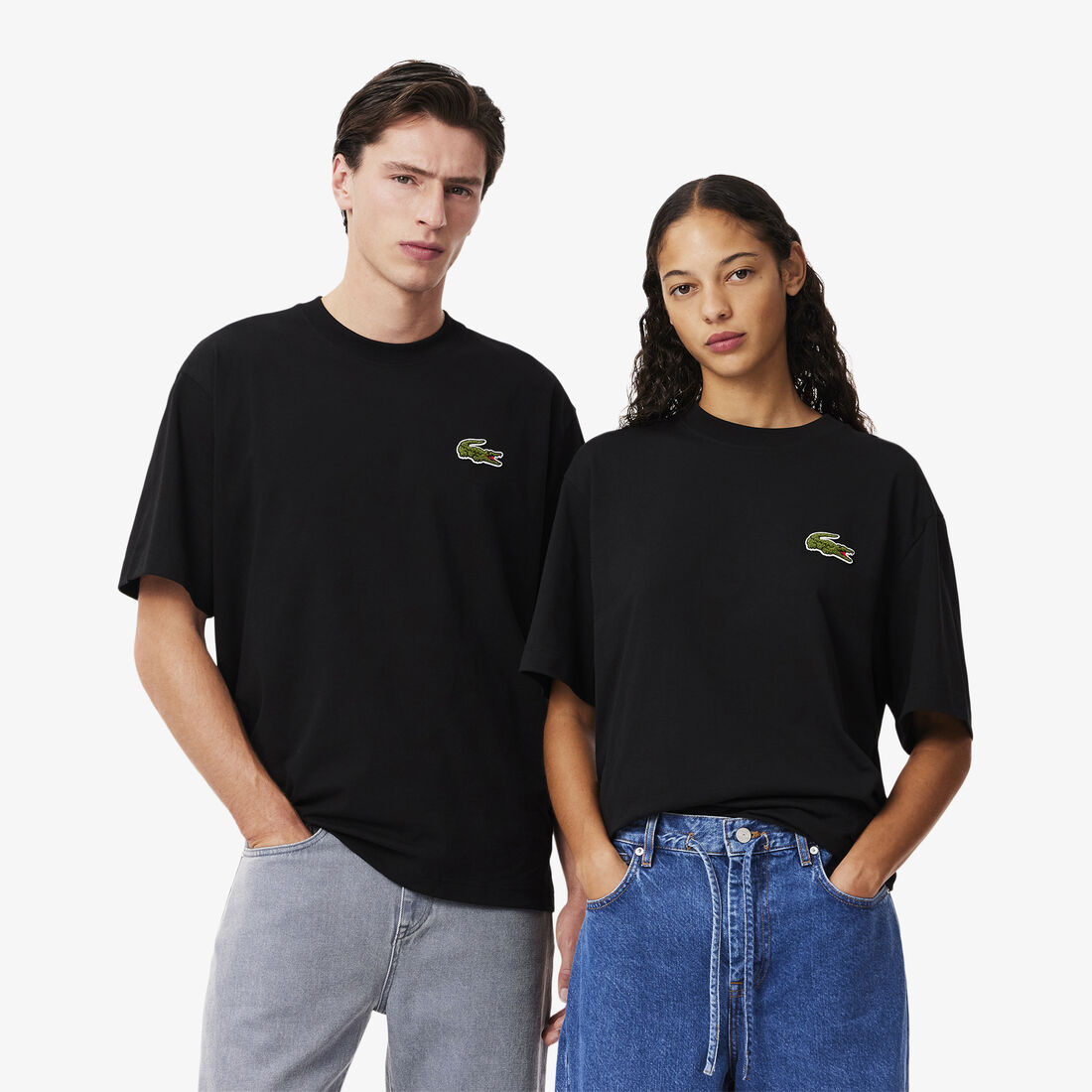 Loose Fit Heavy Cotton Badge T-shirt - TH2745-00-031