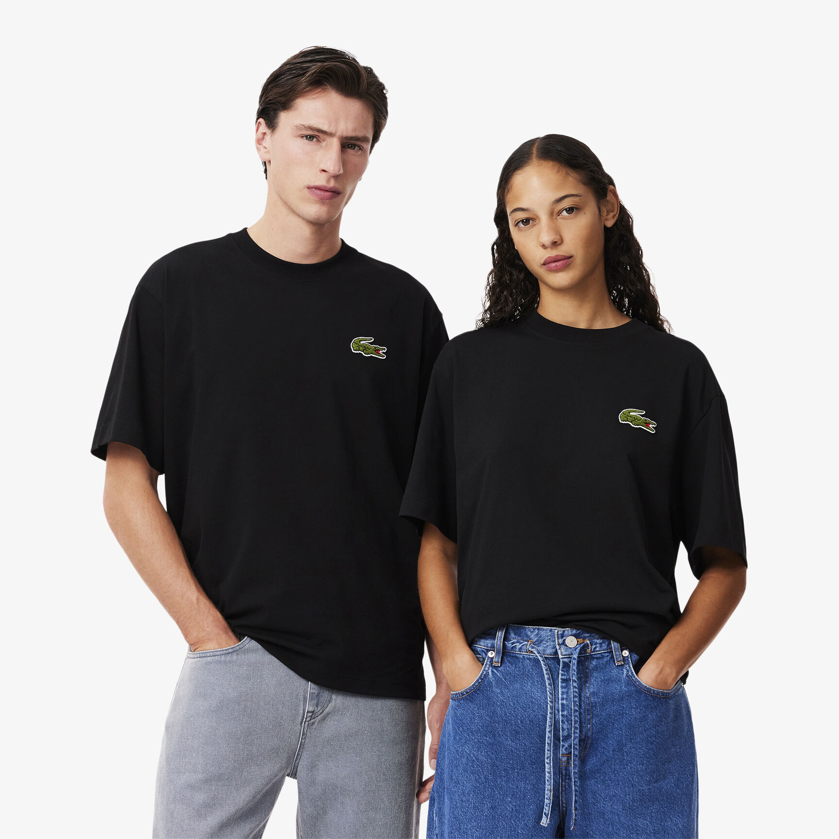 Loose Fit Heavy Cotton Badge T-shirt Loose Fit Heavy Cotton Badge T-shirt - TH2745-00-031