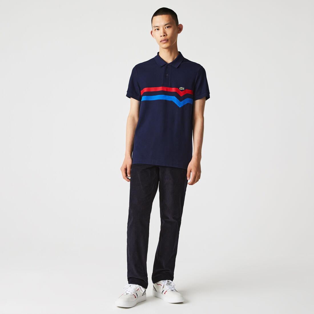 Men&rsquo;s Lacoste Made In France Regular Fit Organic Cotton Polo