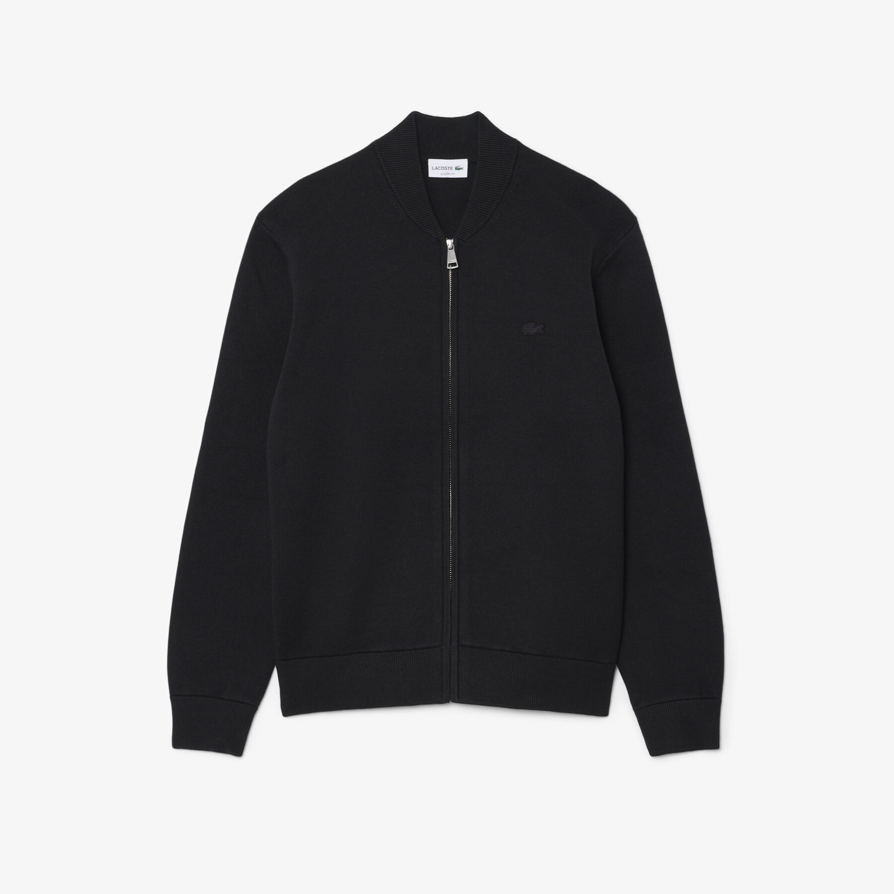 Cotton and Wool Knit Bomber Jacket lacoste cotton and wool knit bomber jacket