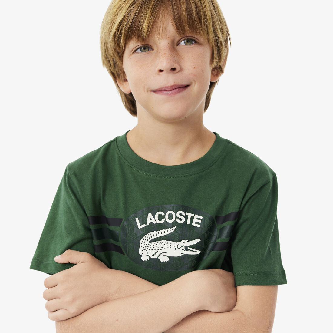 Monogram Print Cotton T-shirt Monogram Print Cotton T-shirt - TJ0850-00-132