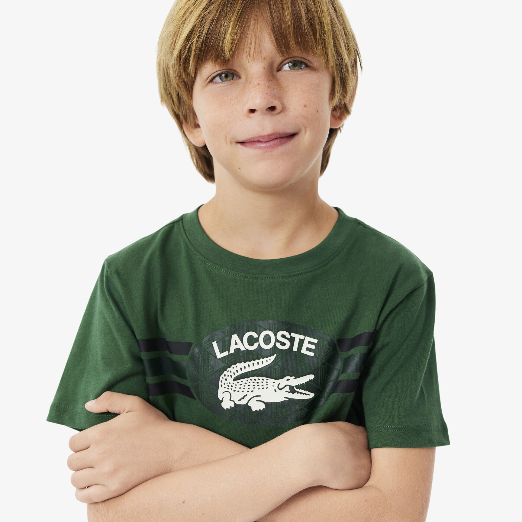 Monogram Print Cotton T-shirt Monogram Print Cotton T-shirt - TJ0850-00-132