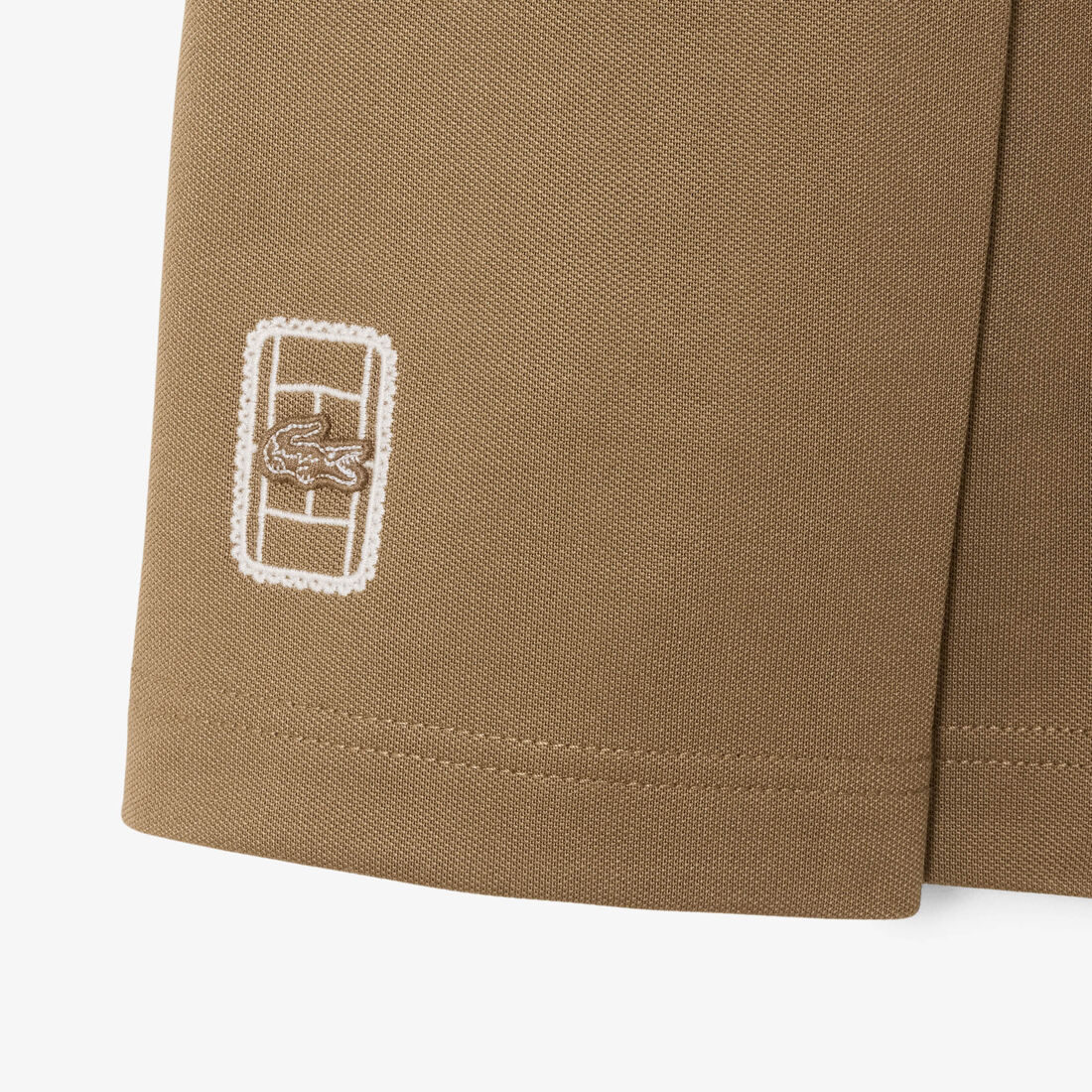 Interlock Pique Shorts Men's Lacoste Pull-on Windbreaker with Kangaroo Pocket - GF8129-00-SIX