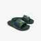 men s lacoste croco synthetic slides